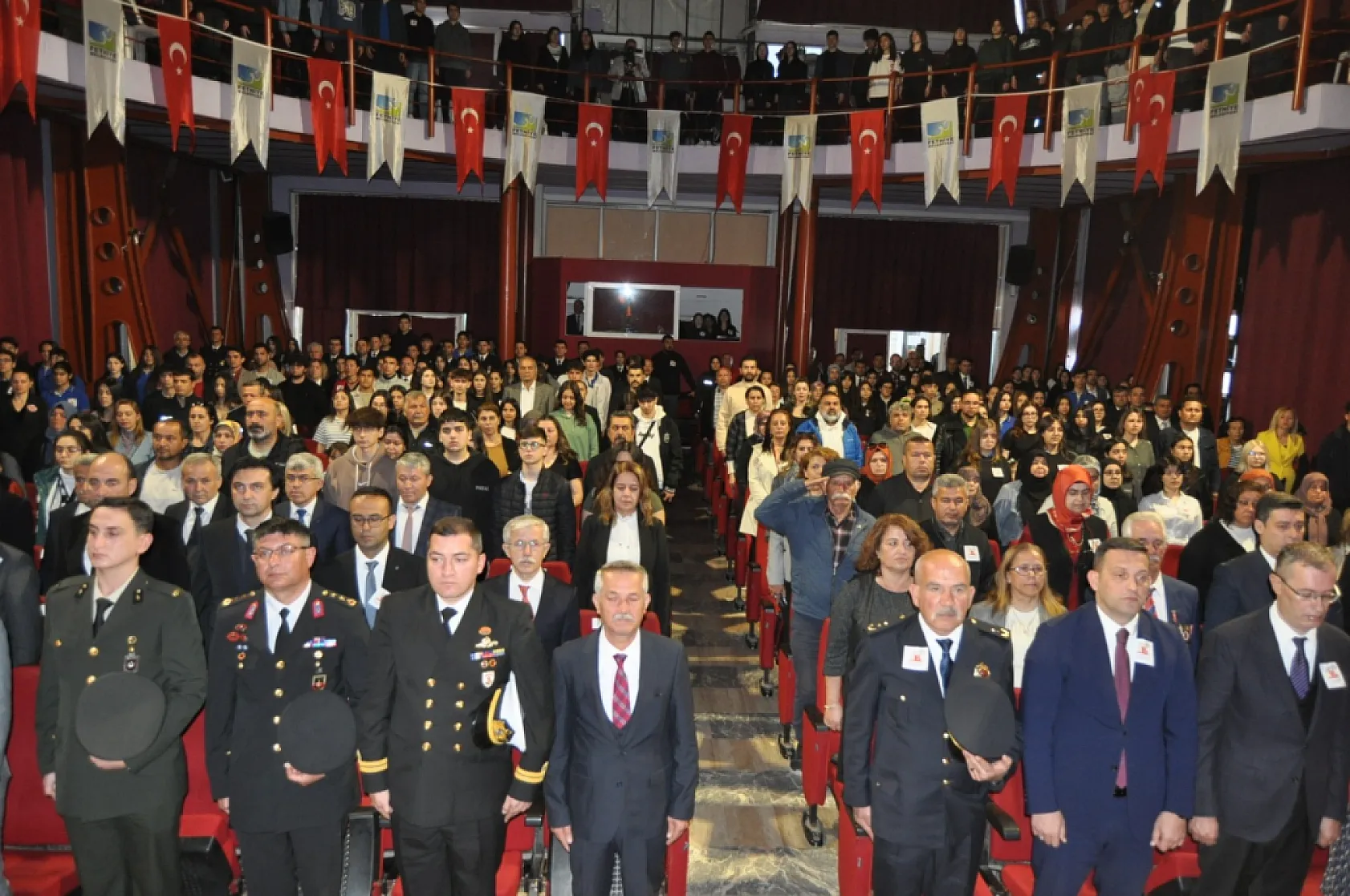 Çanakkale Zaferi'nin 109. yılı Fethiye'de kutlandı