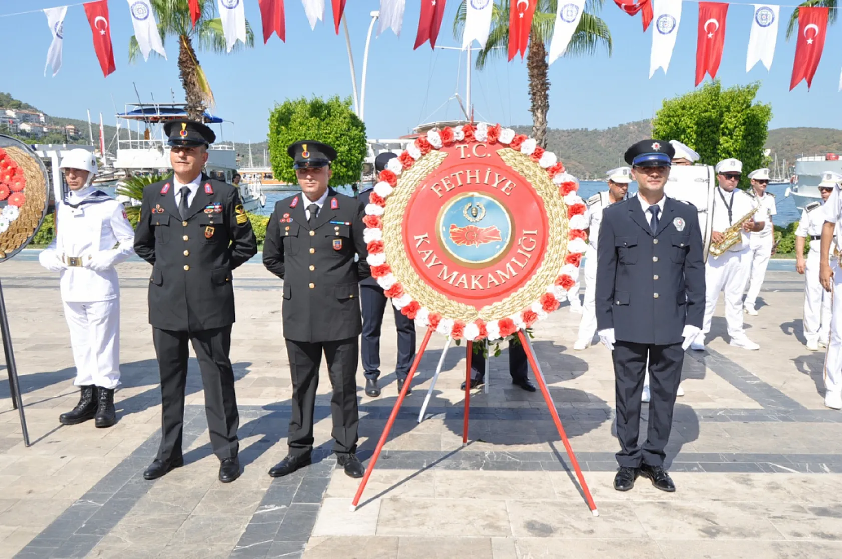 Fethiye'de 30 Ağustos Zafer Bayramı Beşkaza Meydanı'nda Kutlandı