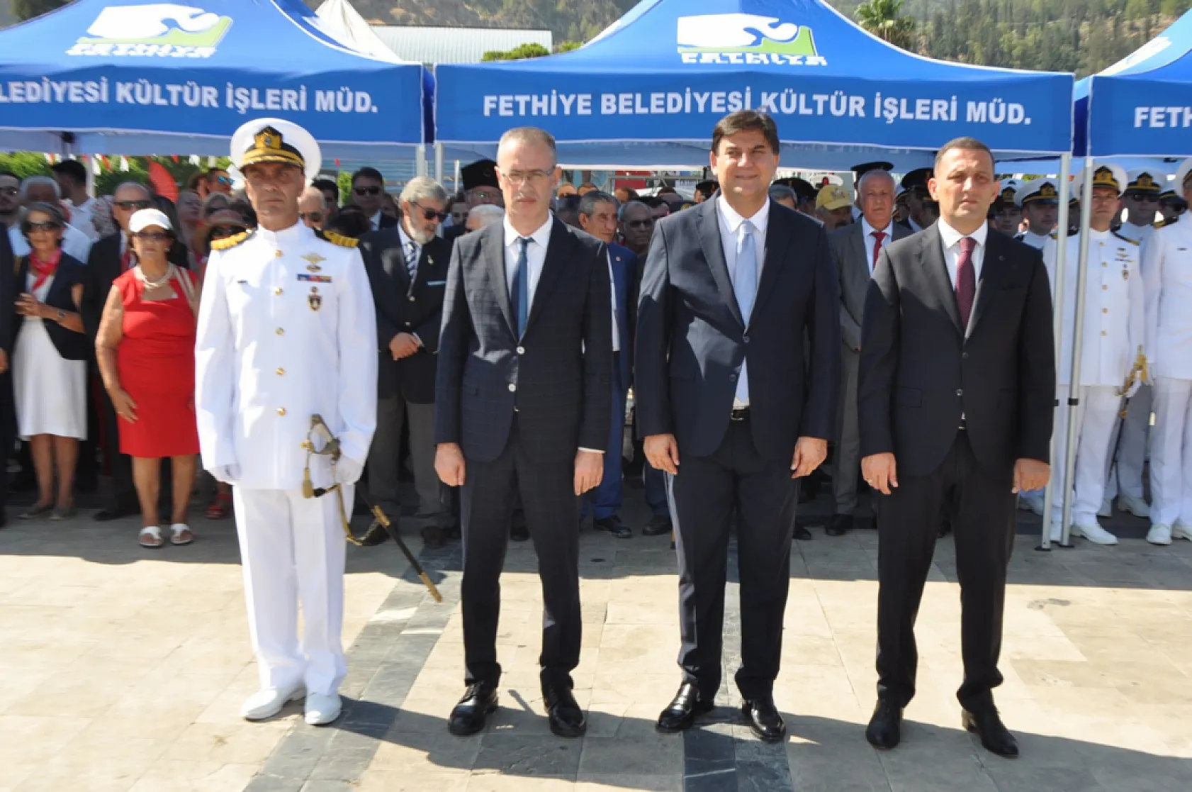 Fethiye'de 30 Ağustos Zafer Bayramı Beşkaza Meydanı'nda Kutlandı