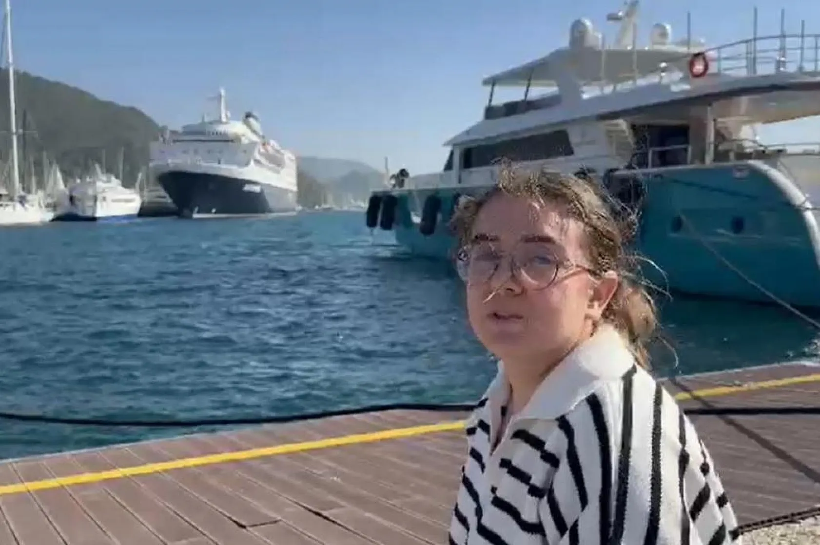 Dev yolcu gemisi bu kez yolcusuz geldi