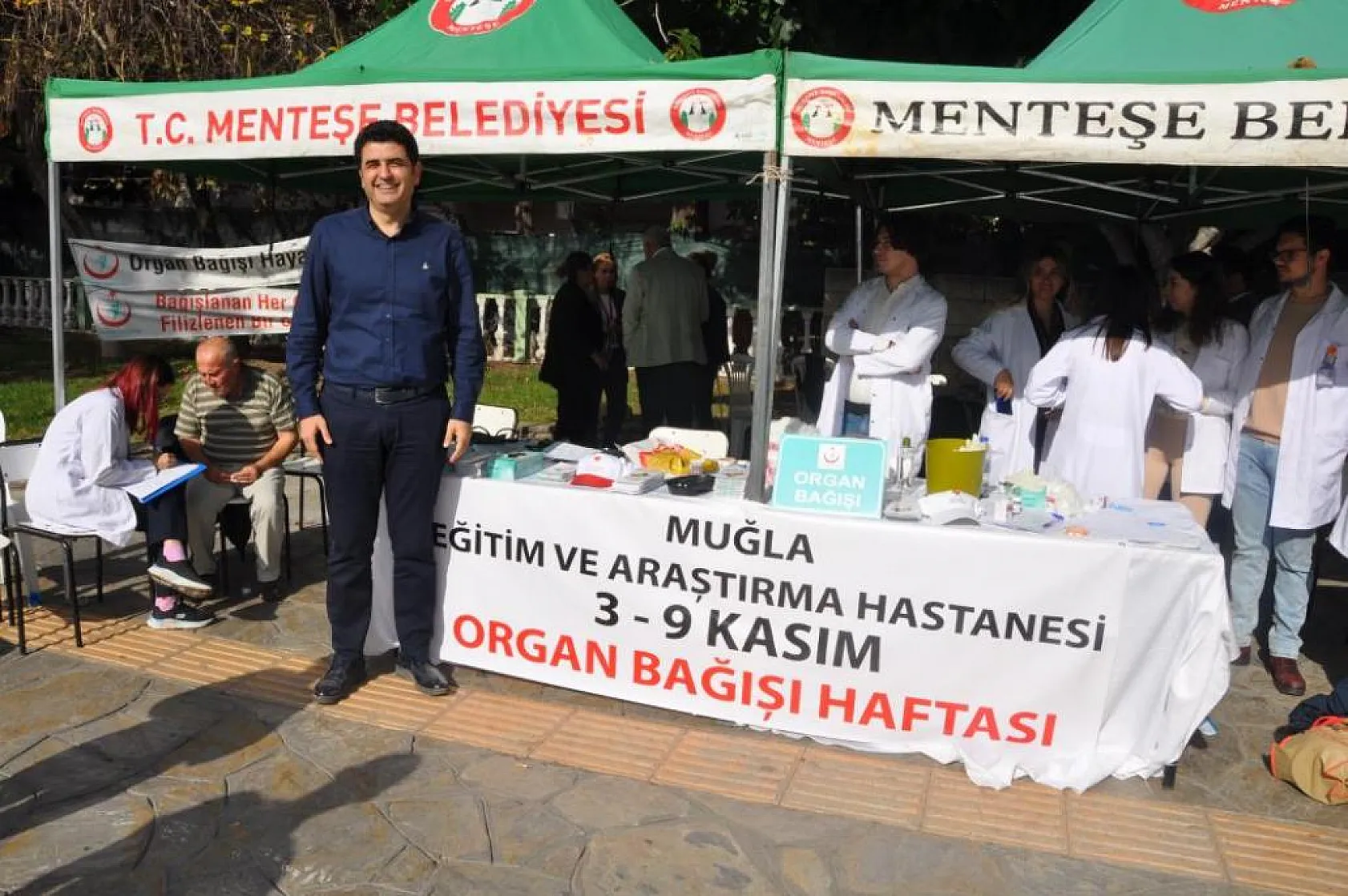 Organ bağışı için stant kuruldu