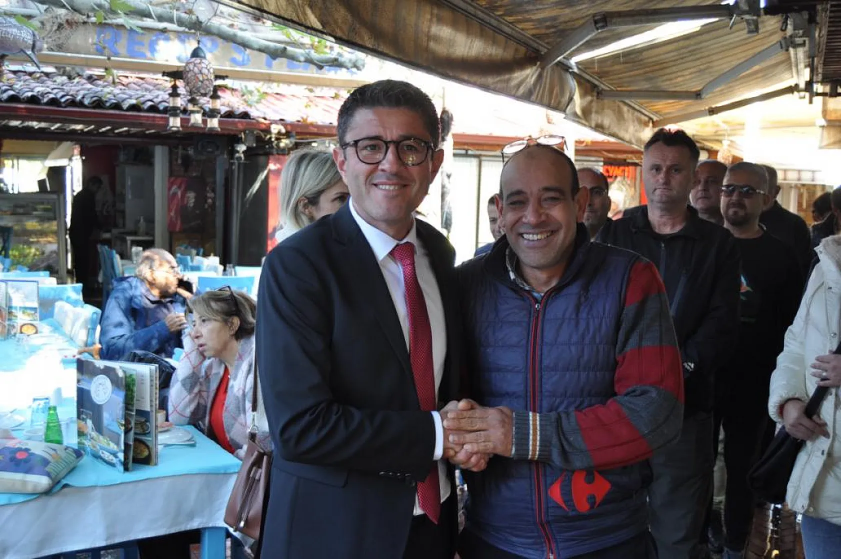 Kökten Balık Pazarı Esnafını Ziyaret Etti