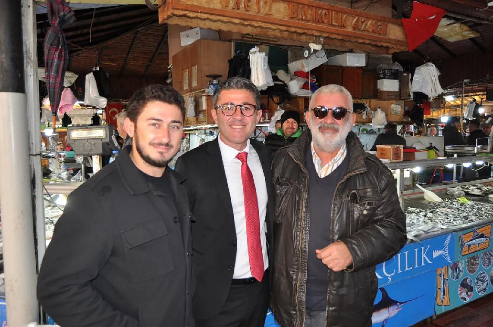 Kökten Balık Pazarı Esnafını Ziyaret Etti