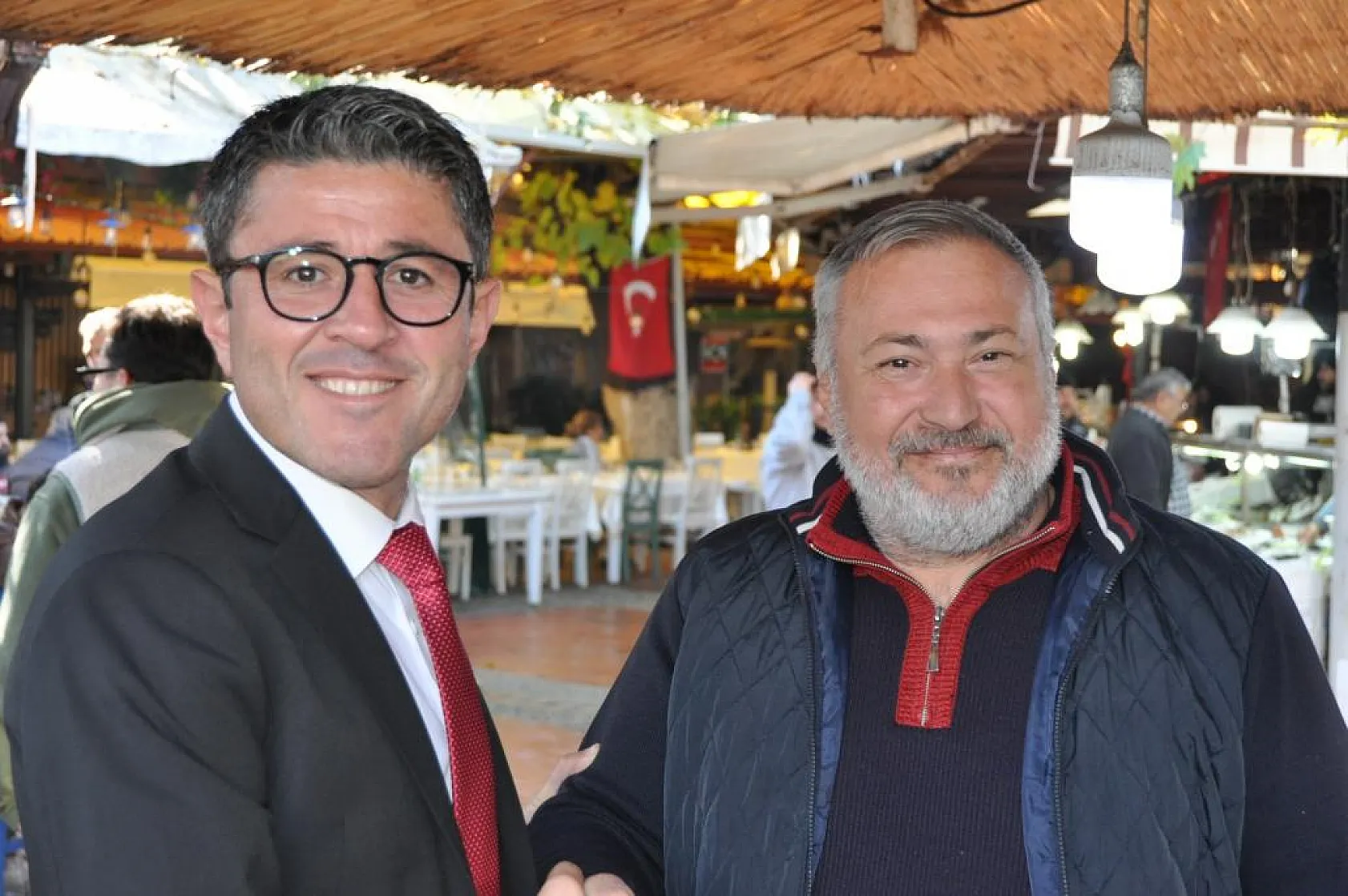 Kökten Balık Pazarı Esnafını Ziyaret Etti