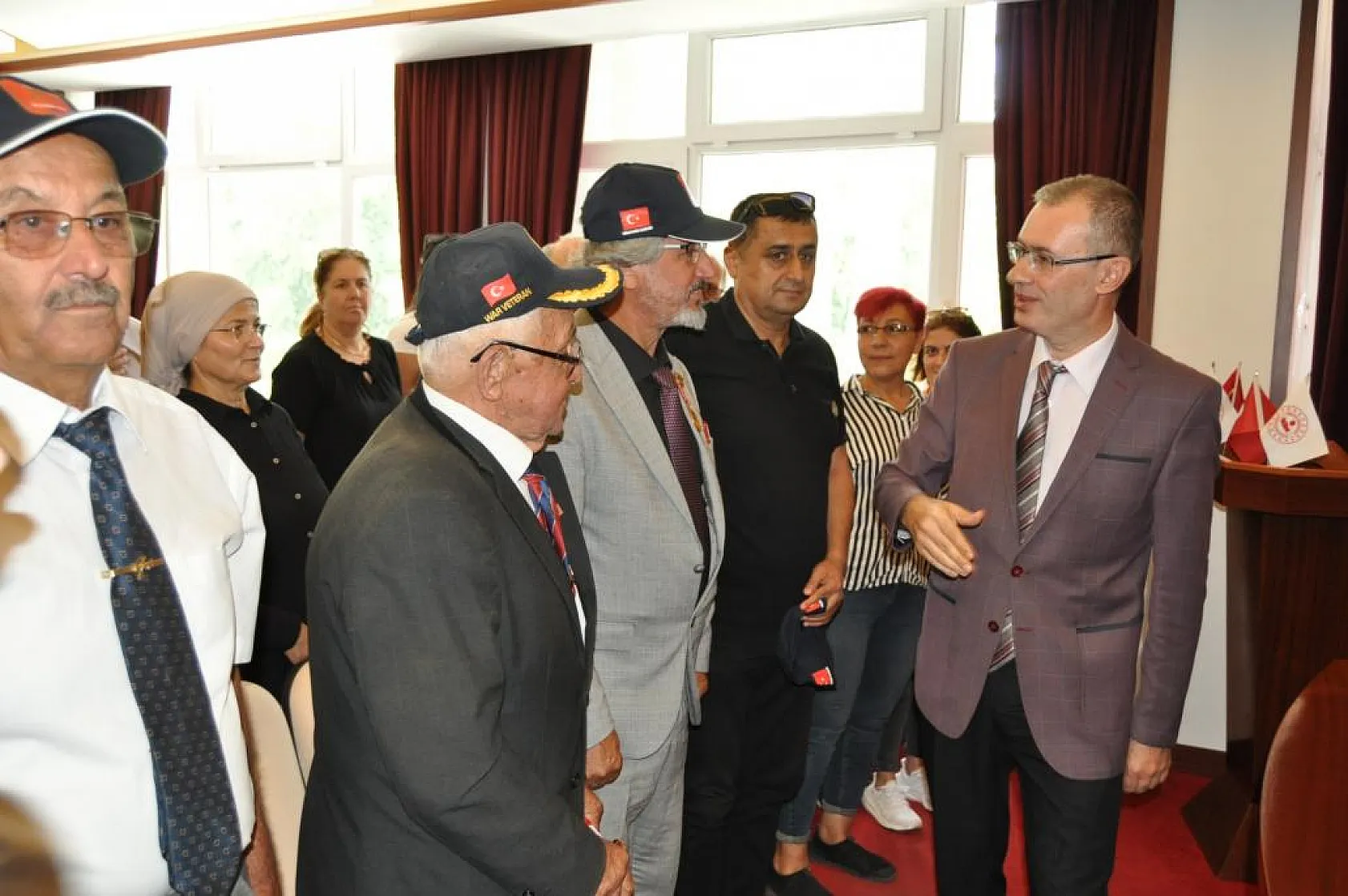 Gaziler Derneği'nden Kaymakam Ertaş'a Ziyaret