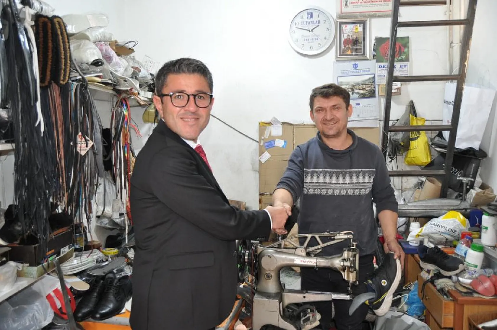 Kökten Balık Pazarı Esnafını Ziyaret Etti