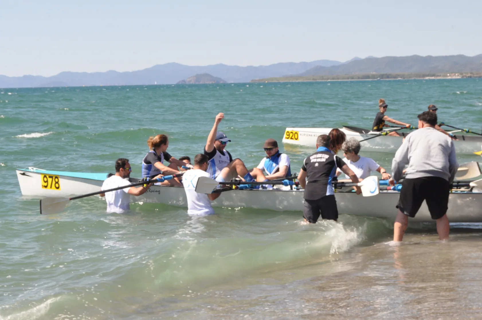 Fethiye'de Uzun Mesafe Deniz Küreği Türkiye Kupası Yarışları Başladı