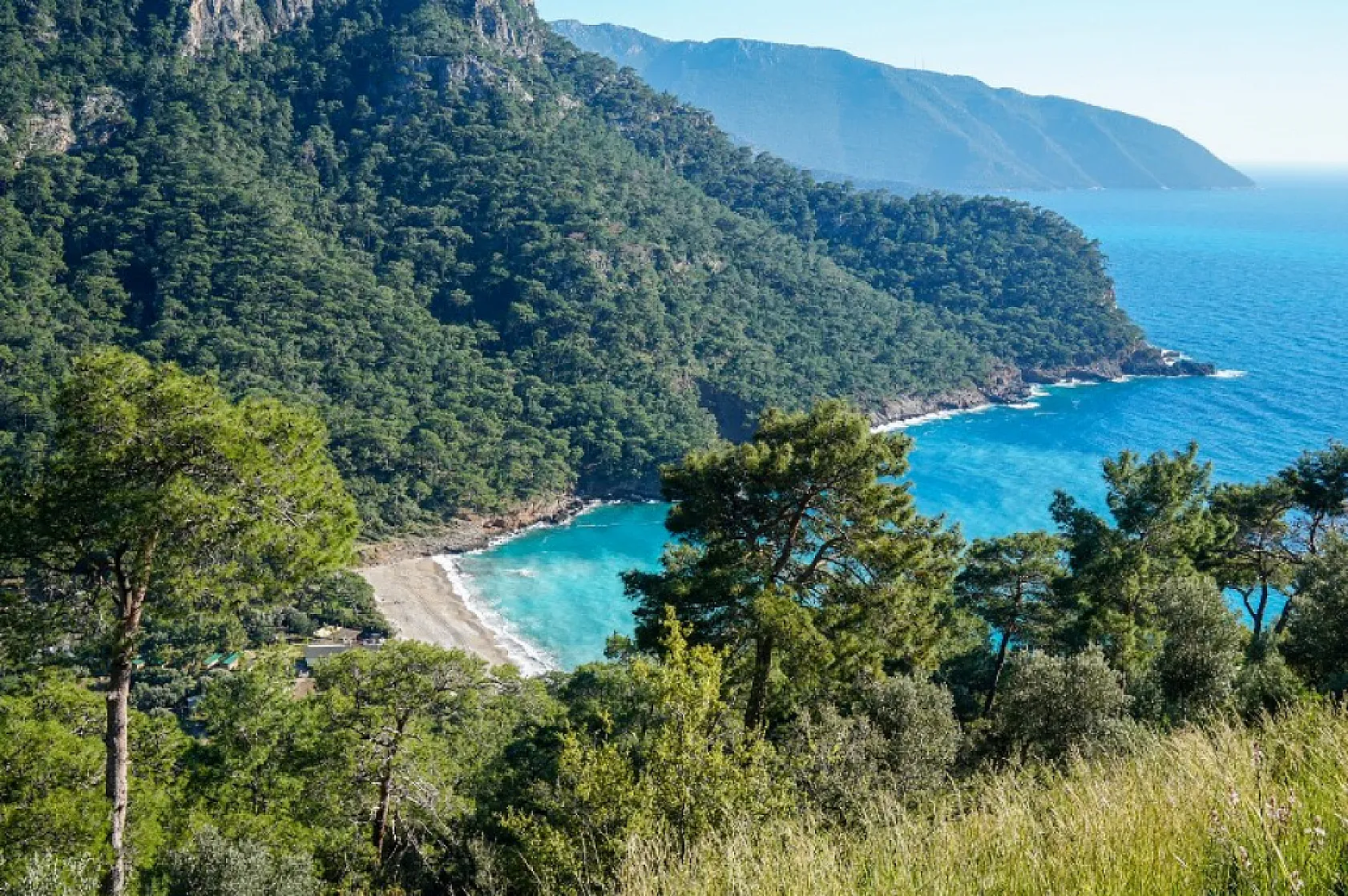 Fethiye'de doğa harikası bir destinasyon: Kabak Koyu