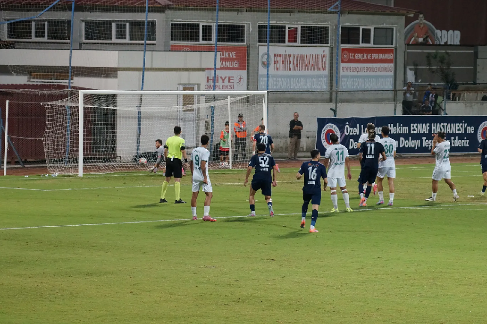 Fethiyespor ligde 4 penaltı golü attı