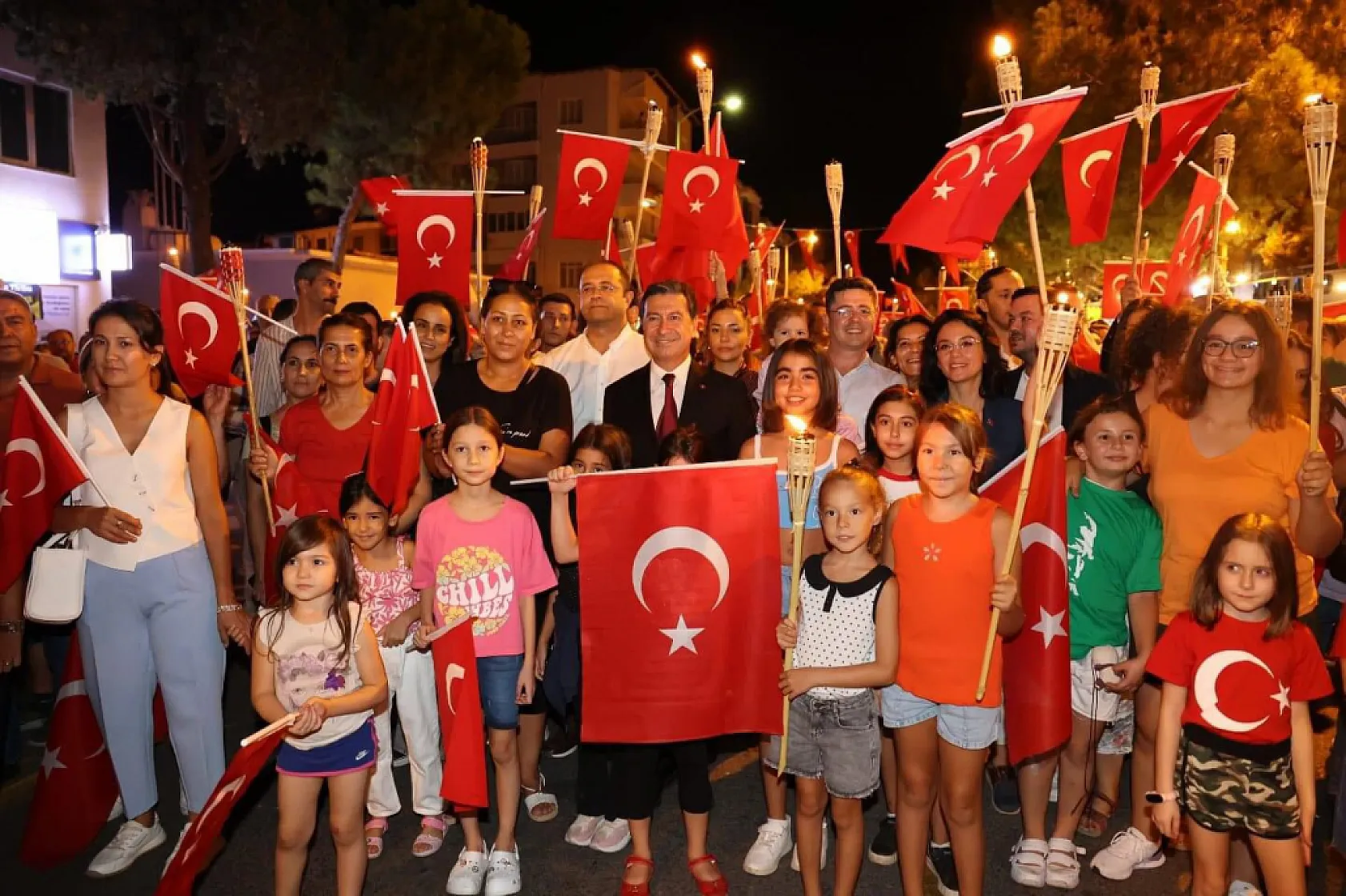 30 Ağustos Muğla'da Coşkuyla Kutlandı