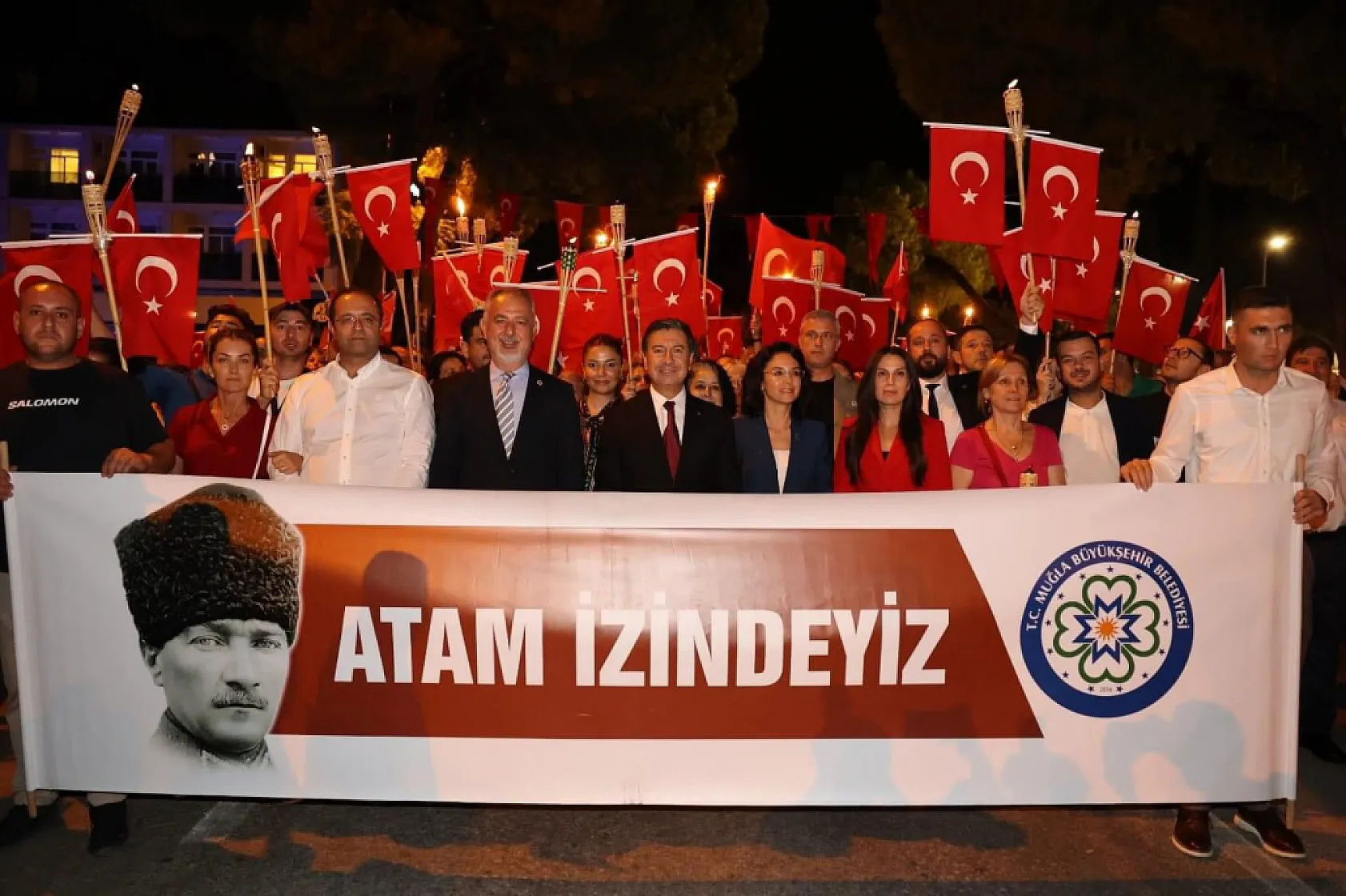 30 Ağustos Muğla'da Coşkuyla Kutlandı