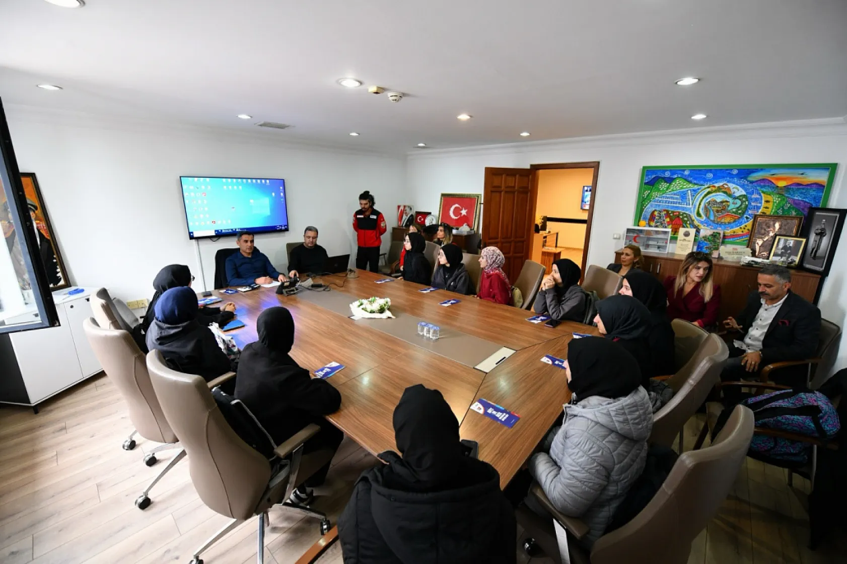 Fethiye'de öğrencilere ve kursiyerlere afet farkındalık eğitimi