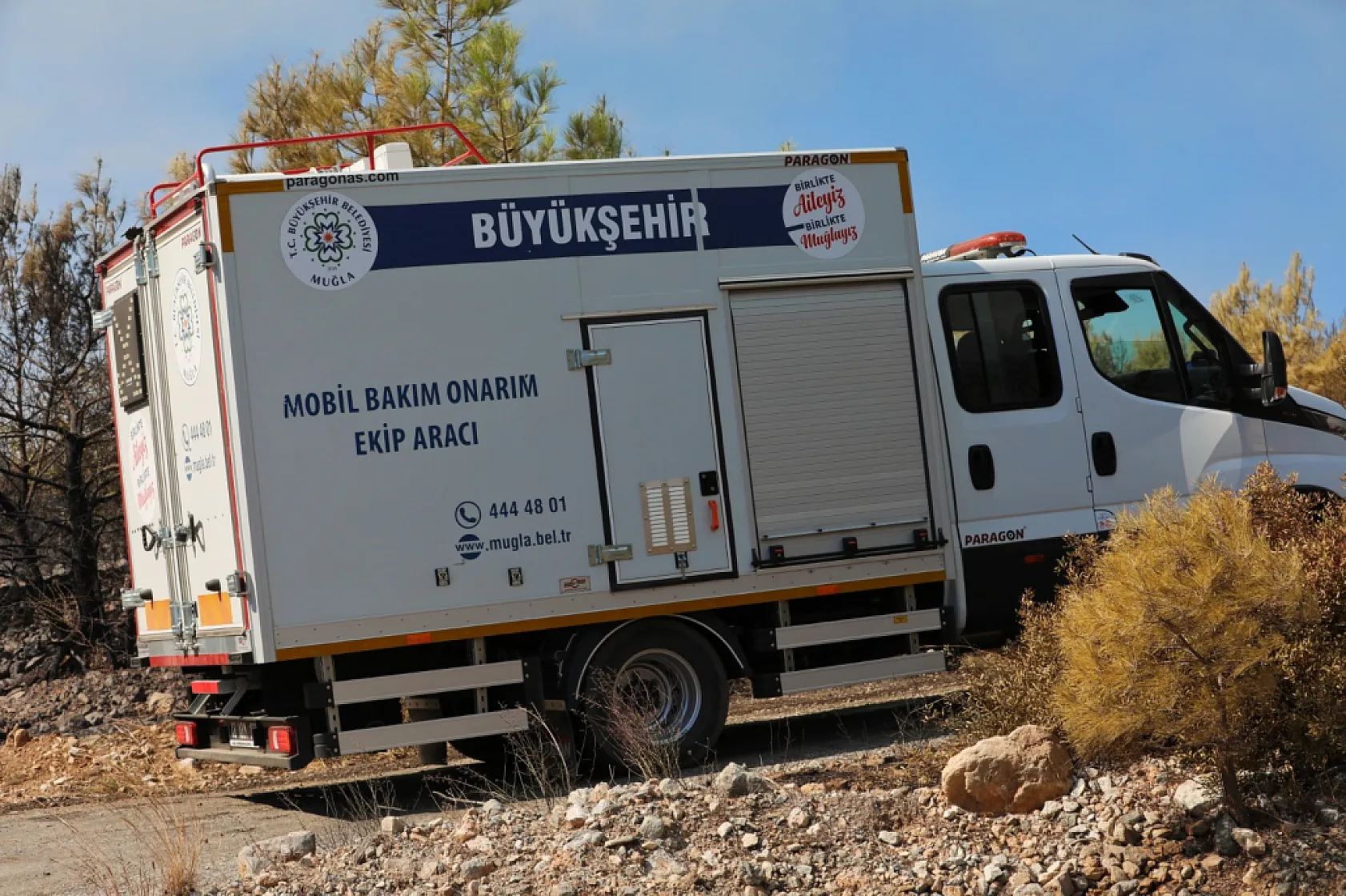 Büyükşehir Yangınlara Tüm Gücüyle Müdahale Etti 