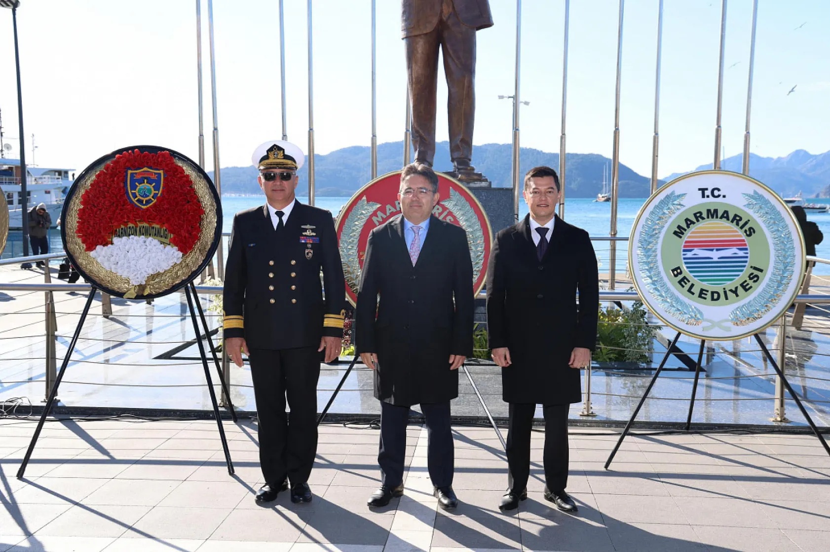 Atatürk'ün Marmaris'e gelişinin 90'ıncı yıl dönümü kutlandı