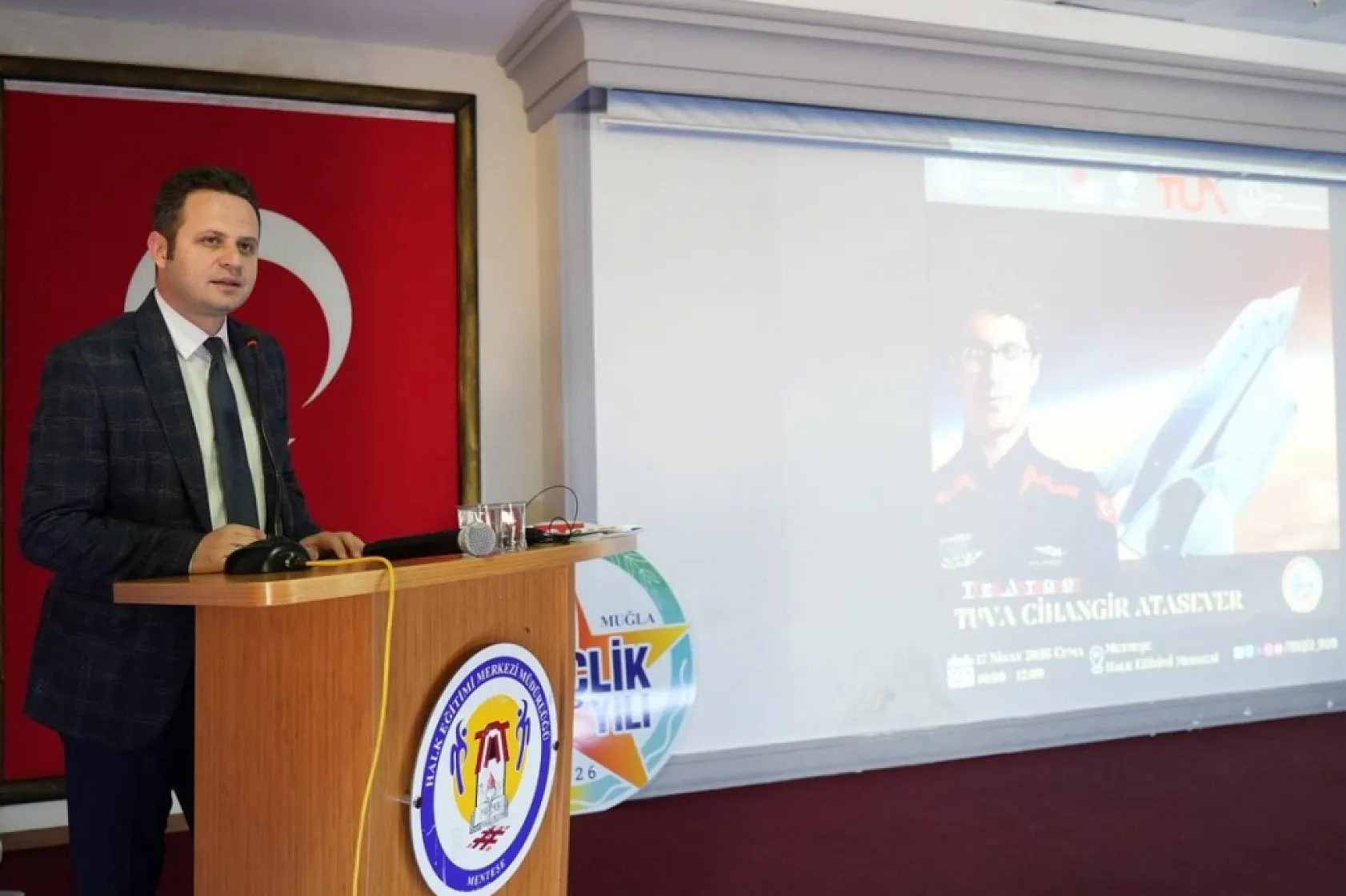 Astronot Tuva Cihangir Atasever Muğla'da öğrencilerle buluştu