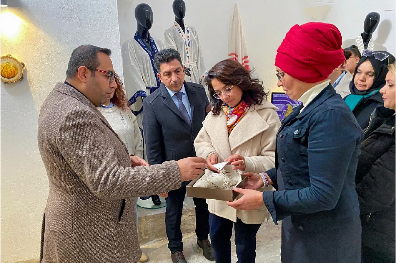 Muğla Olgunlaşma Enstitüsü'nden tarihi dokuda sanat sergisi