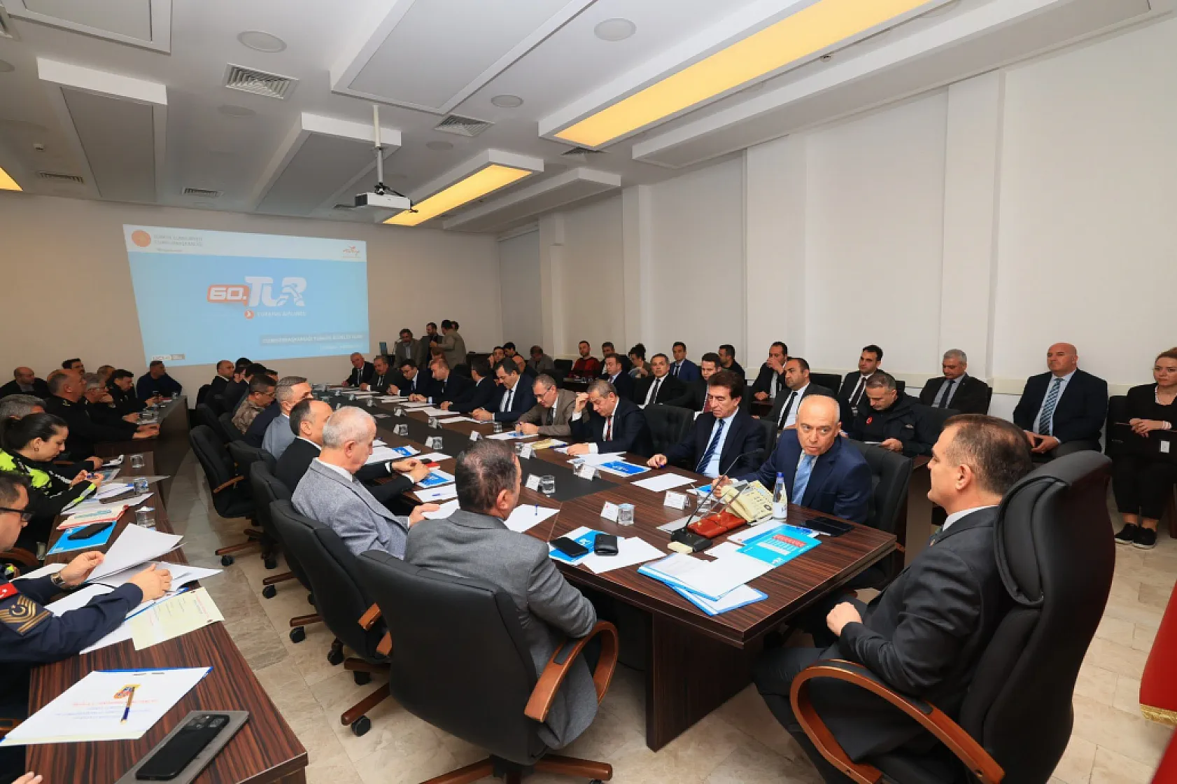 Muğla'da 60. Cumhurbaşkanlığı Türkiye Bisiklet Turu hazırlık toplantısı yapıldı