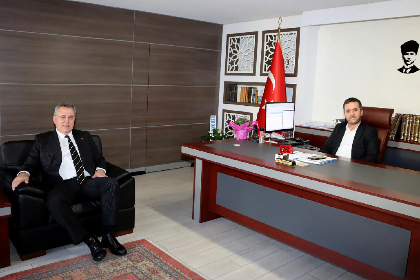 FTSO Yönetimi, Fethiye Müftüsü Doğru'yu Ziyaret Etti