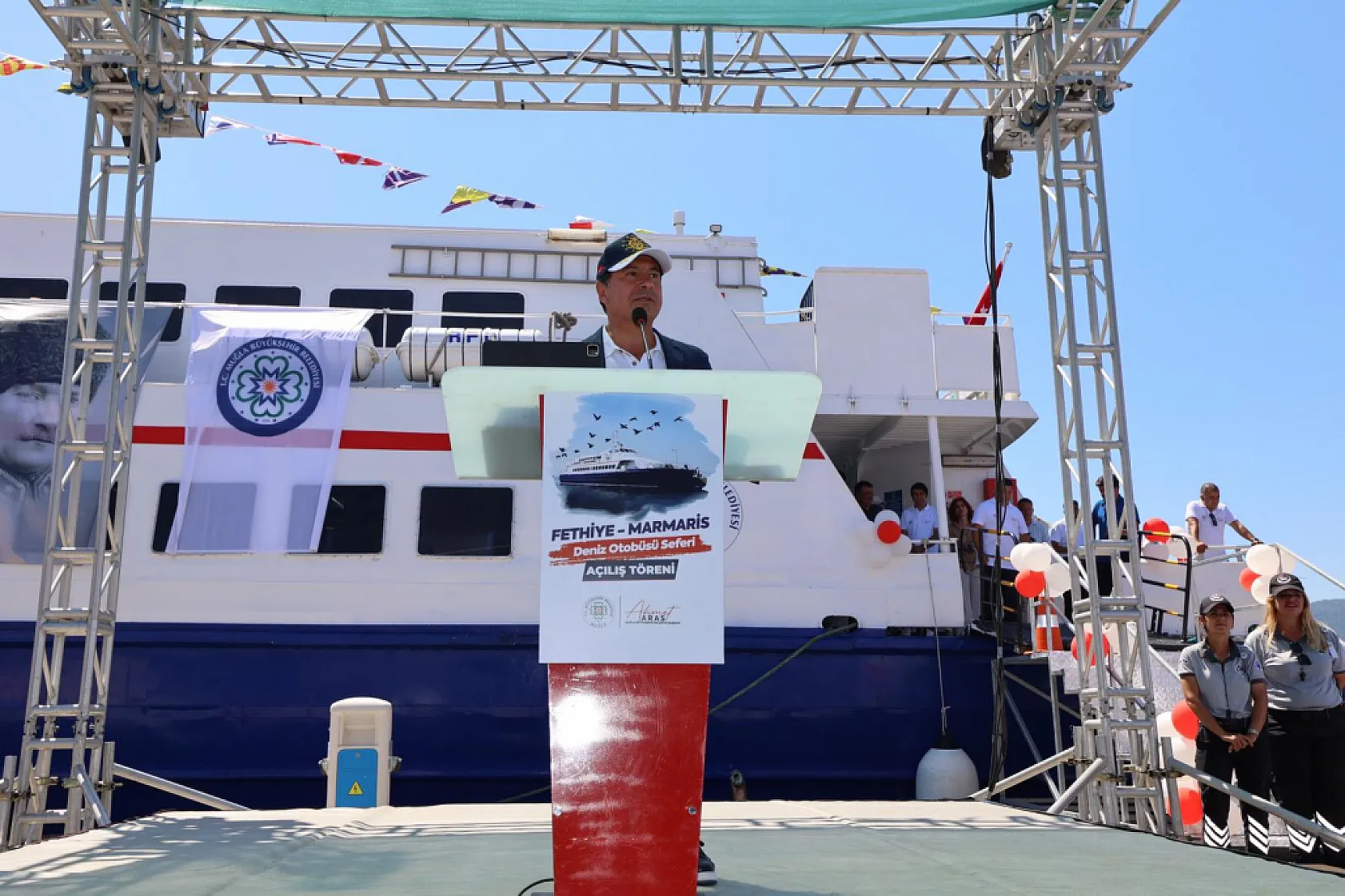 Büyükşehir Marmaris-Fethiye Deniz Otobüsü Seferleri Başladı 