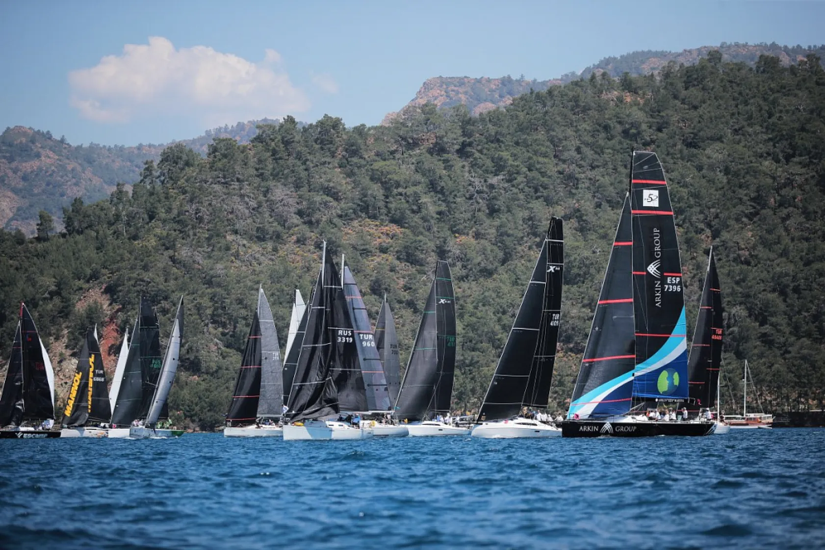 3. Uluslararası Akdeniz Yat Şampiyonası Marmaris'te başladı