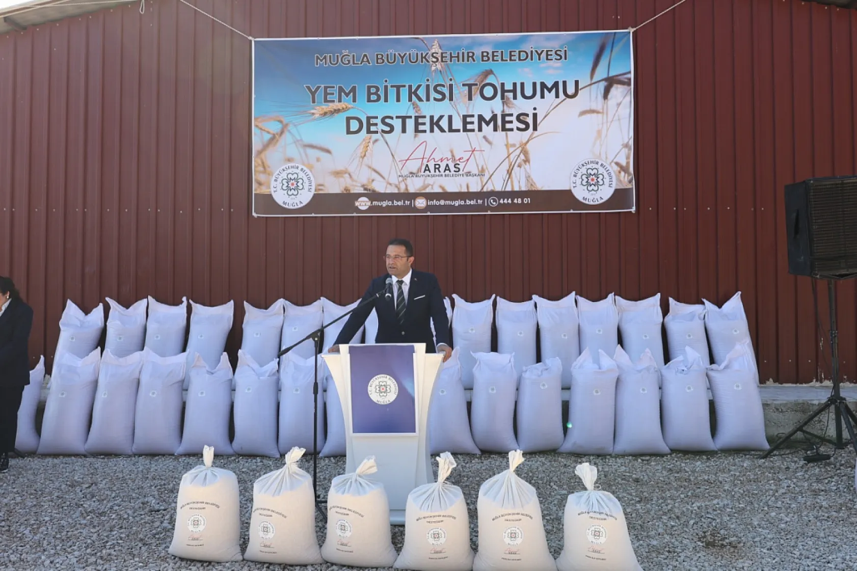 Muğla Büyükşehir'den Kırsal Kalkınmaya 330 Tonluk Destek