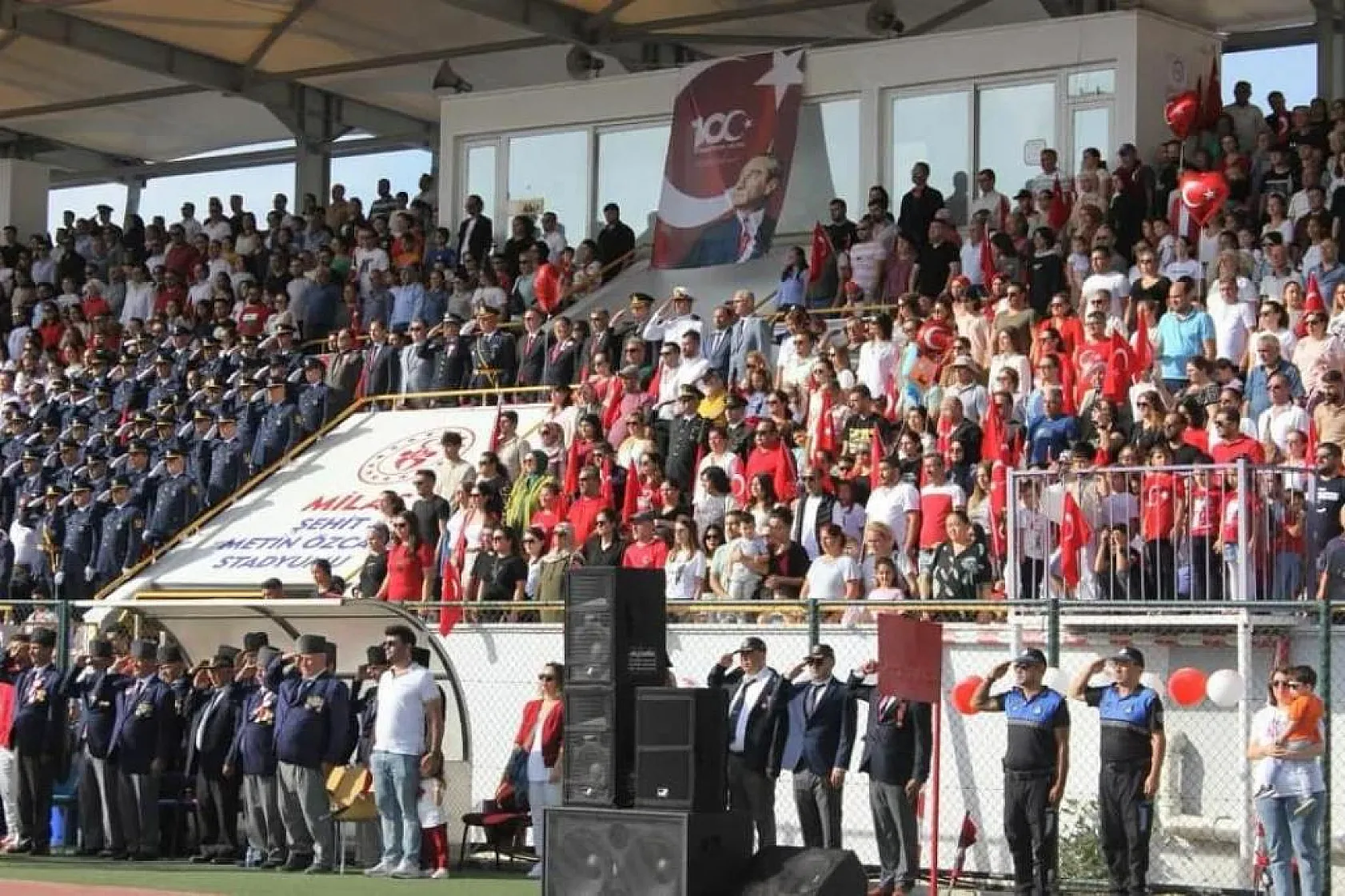 Cumhuriyetin 100. Yılı Milas'ta coşkuyla kutlandı