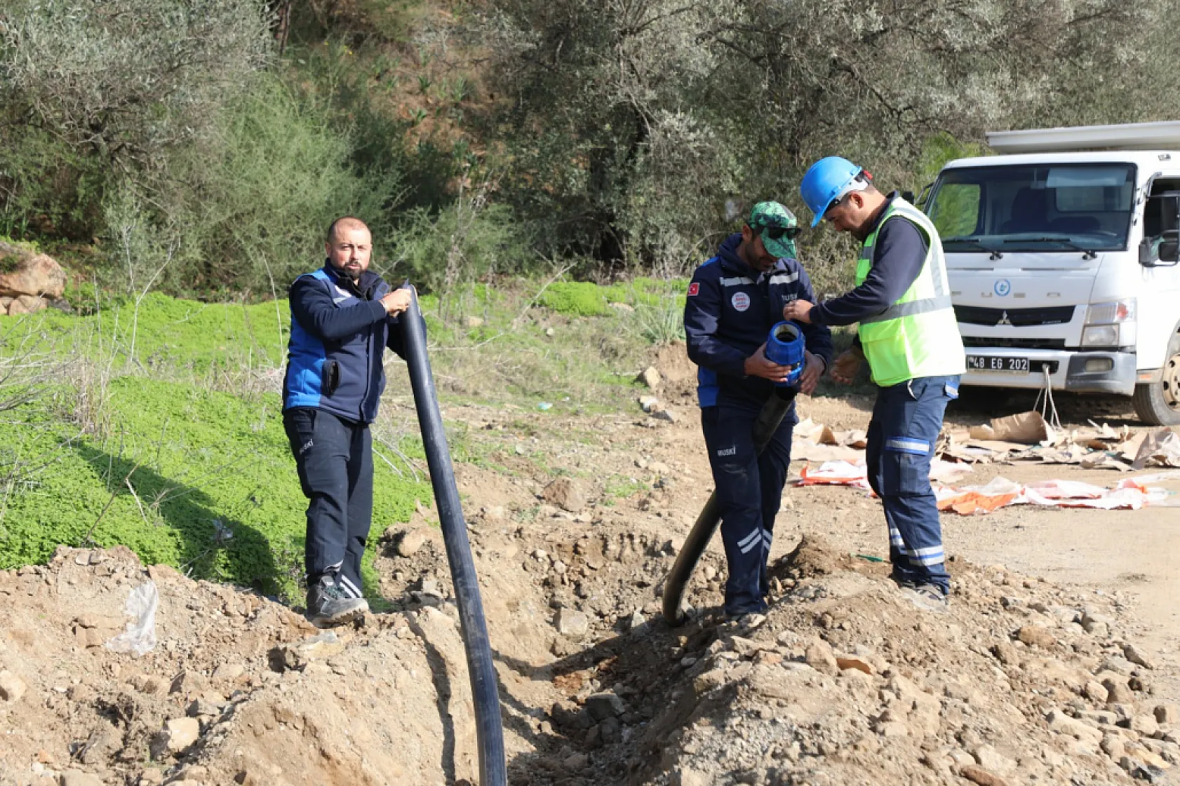 Ortaca'da İçme Suyu Hatları Yenileniyor