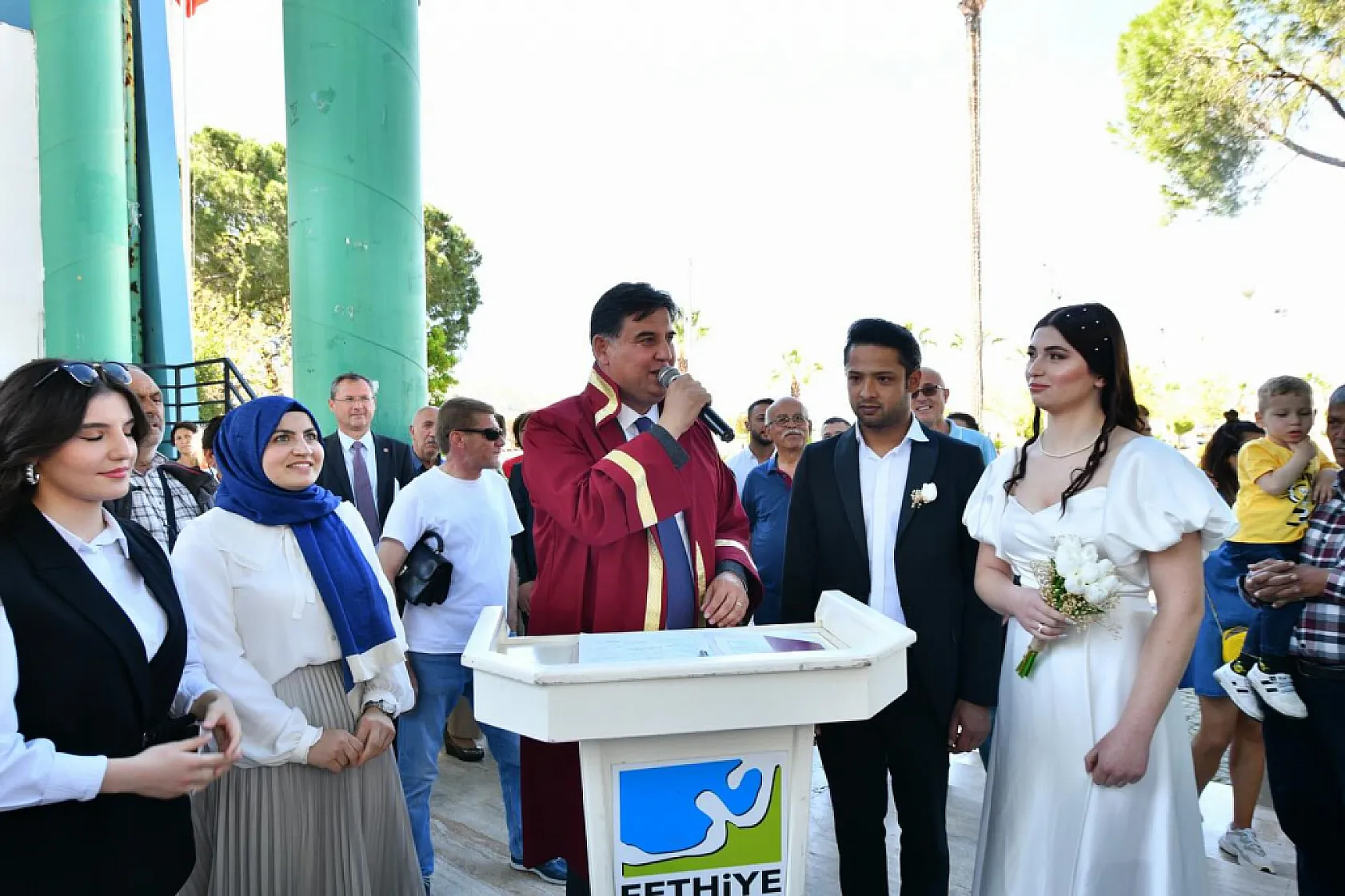 Fethiye'de 04.04.2024 nikâh yoğunluğu