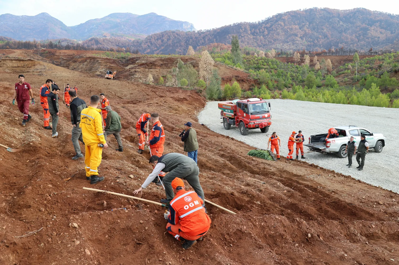 Muğla Orman Bölge Müdürlüğü Yeşil Vatan Seferberliğine Hazır