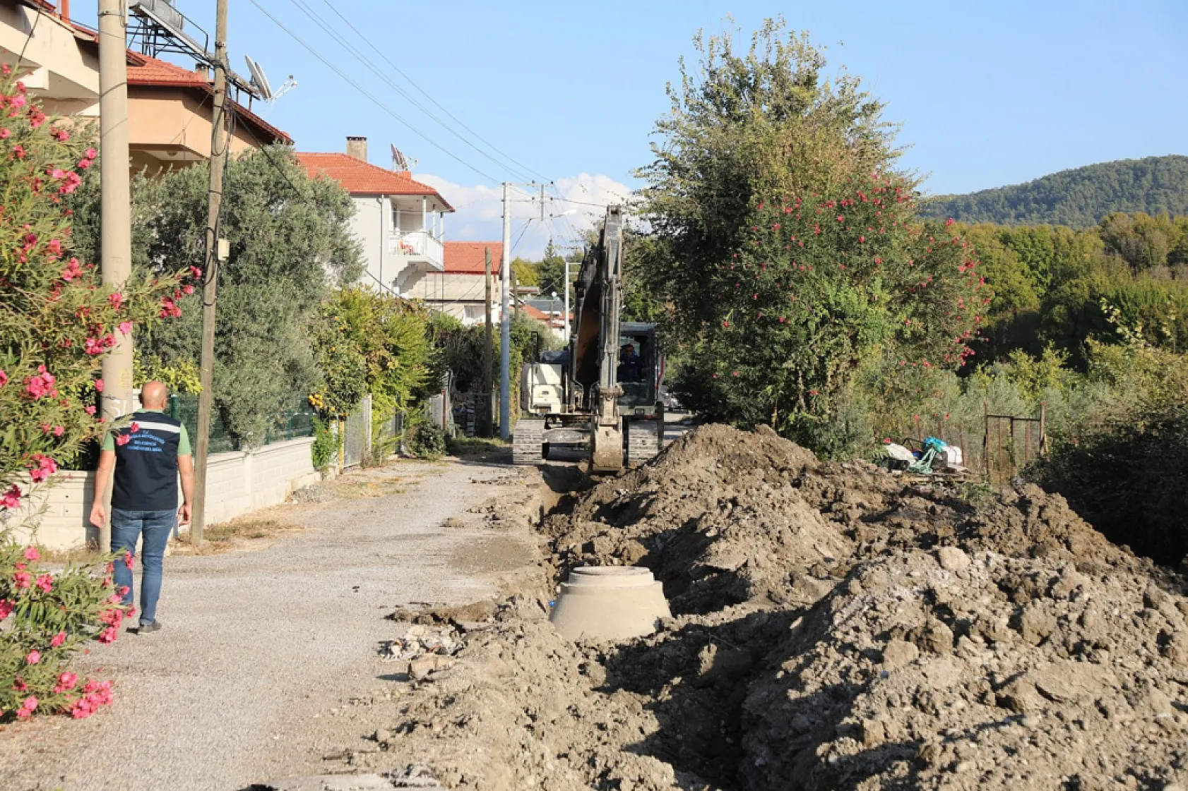 Başkan Aras Söz Verdi Kanalizasyon Çalışmaları Başladı