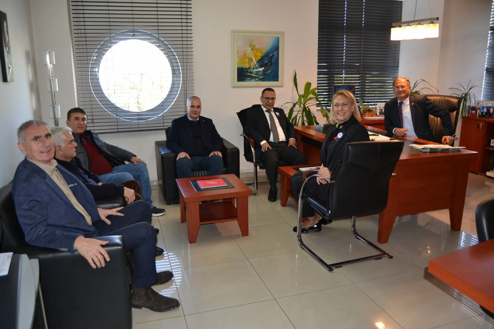 Fethiye Vergi Dairesi'nden Esnaf Odası'na ziyaret