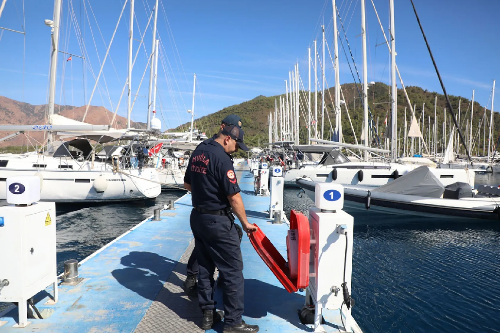 Büyükşehir'den Yangın Riskine Karşı Marinalarda Kapsamlı Denetim