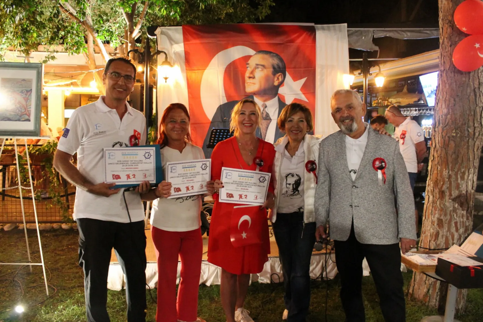 Fethiye Ece Saray Marina'da Cumhuriyet Coşkusuyla Sezona Veda