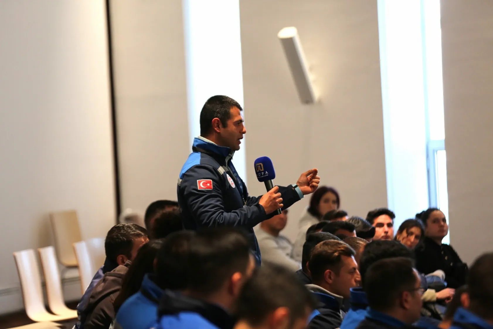 Genel Müdür Yılmaz Şengül, MUSKİ'nin genç personel ile buluştu