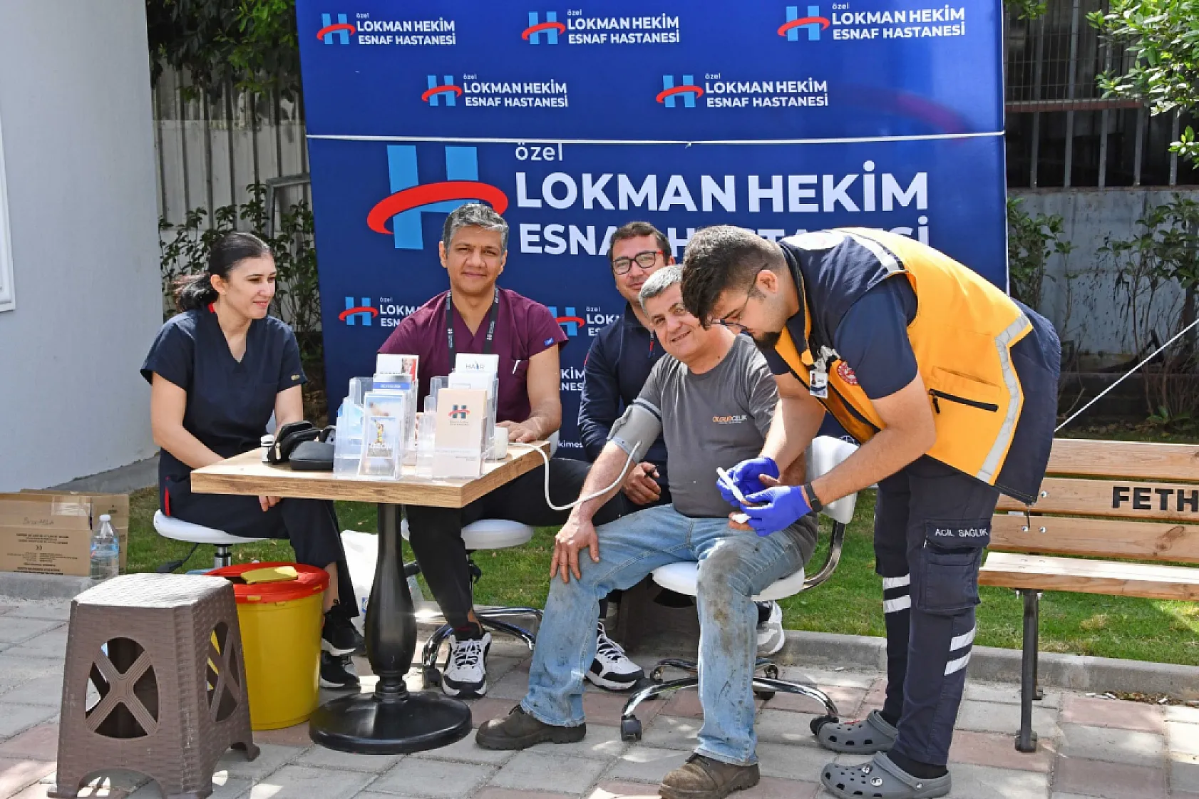 Belediye Sağlık Kabininde Sanayii Esnafına Ücretsiz Hizmet