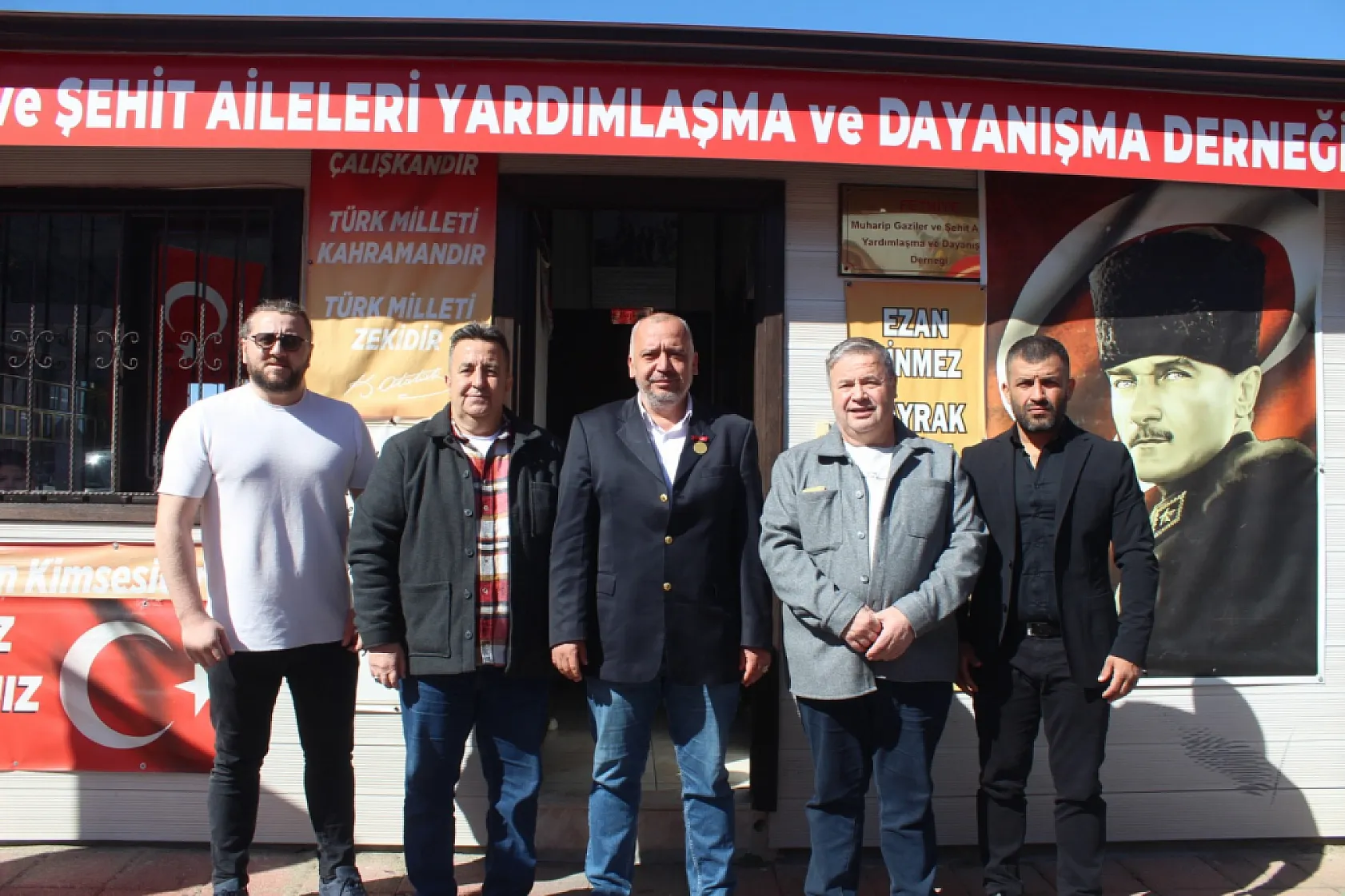 BBP Fethiye İlçe Başkanı İsmail Tombak'tan Gaziler Derneği'ne ziyaret