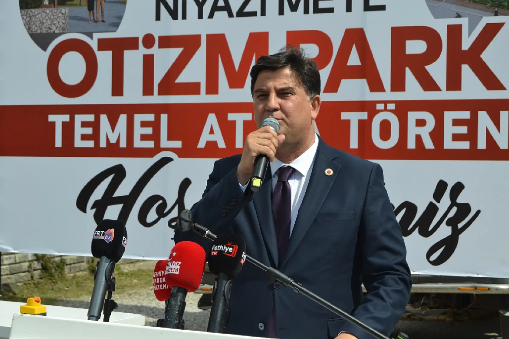 Fethiye'de Otizm Parkının Temel Atma Töreni Gerçekleştirildi