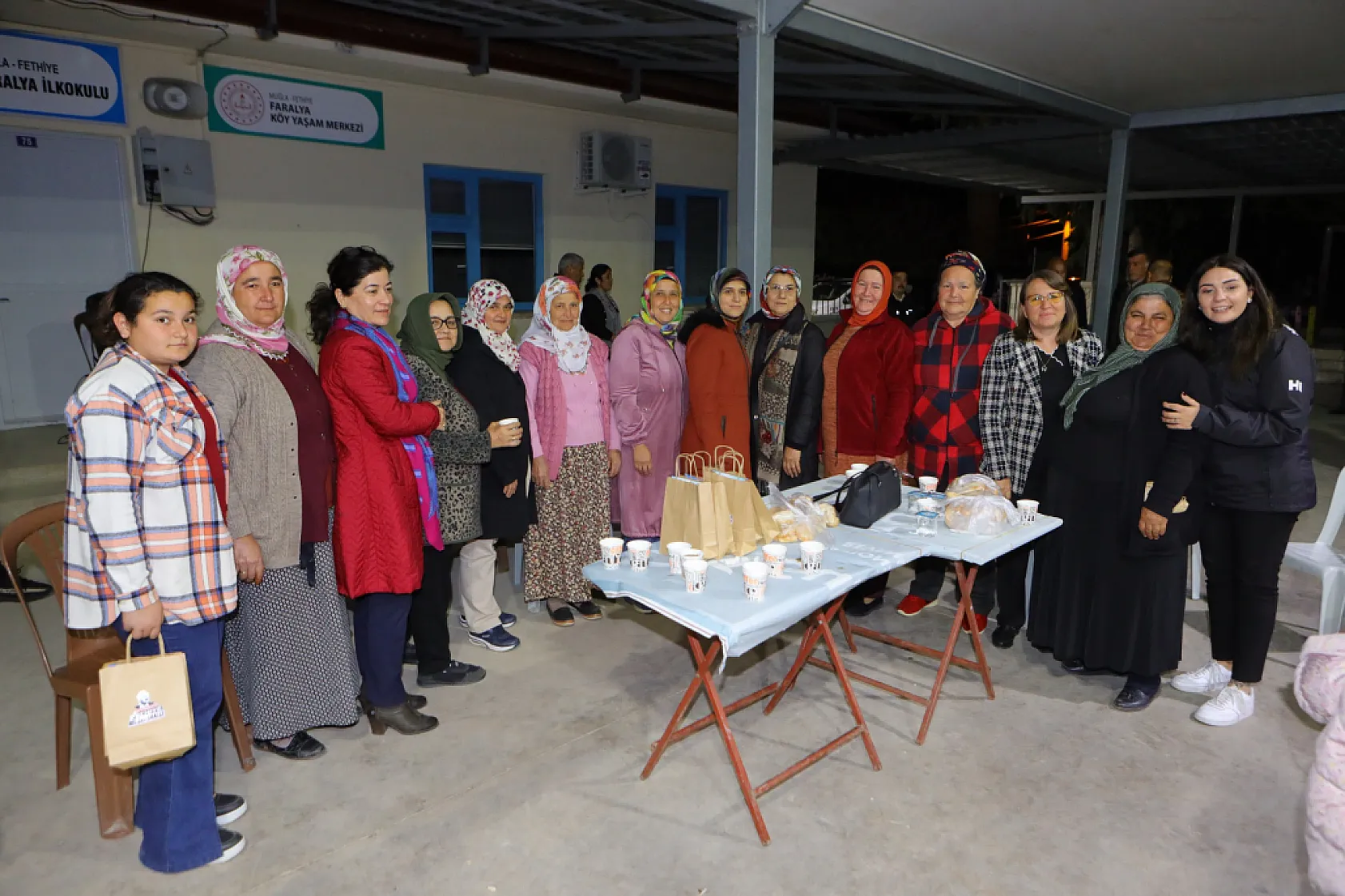 Saatcı, Faralya'da iftara katıldı