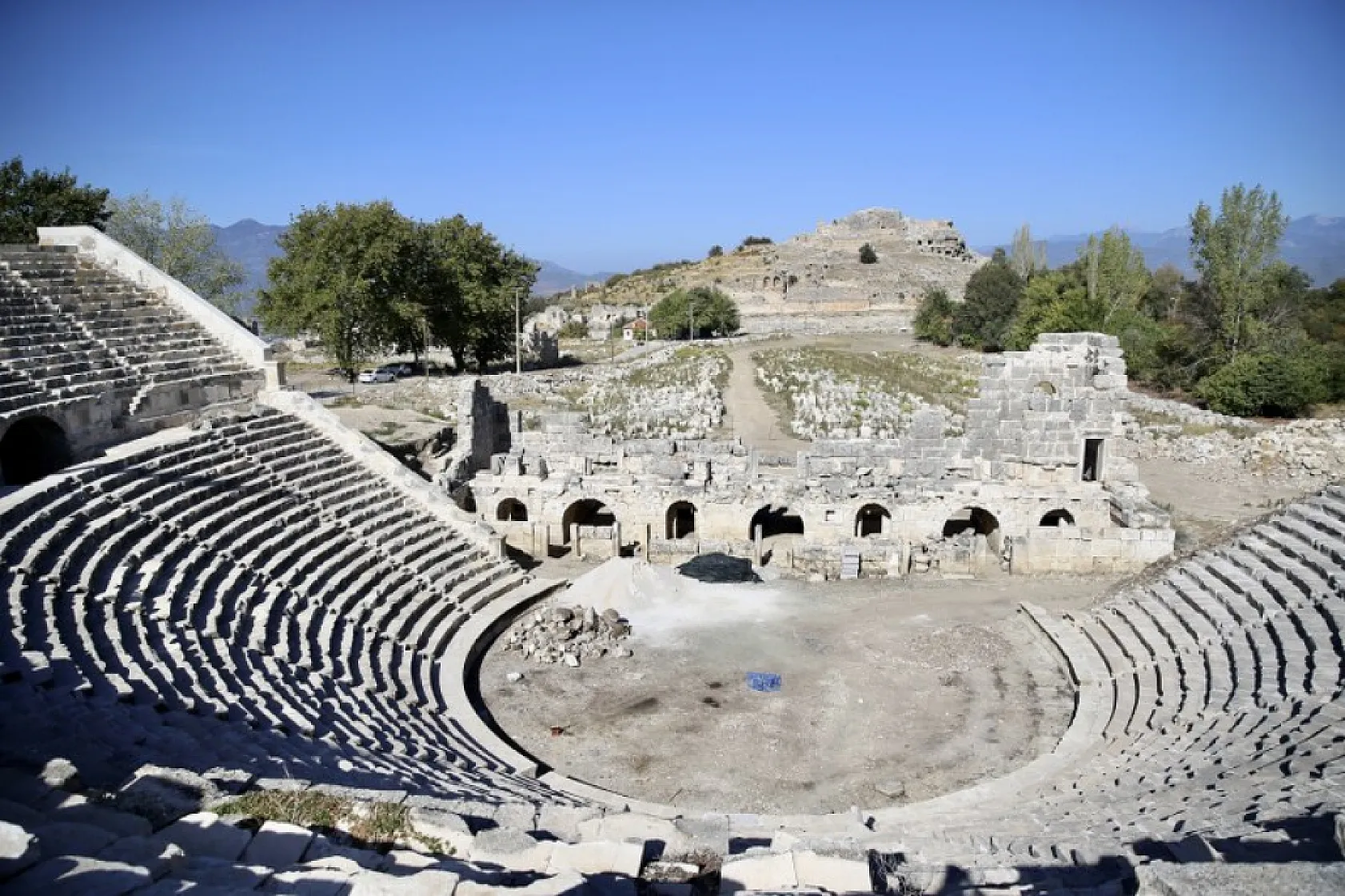 Seydikemer Tlos Antik Kenti'nde meclis binası, 2 hamam ve tapınak restore edilecek
