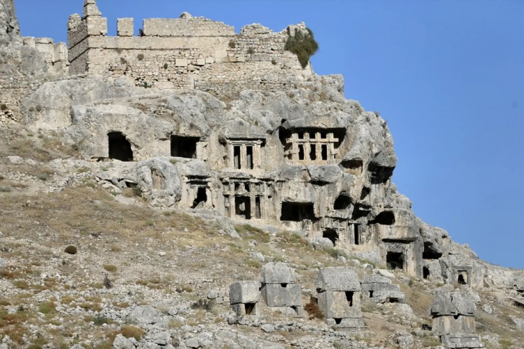 Seydikemer Tlos Antik Kenti'nde meclis binası, 2 hamam ve tapınak restore edilecek