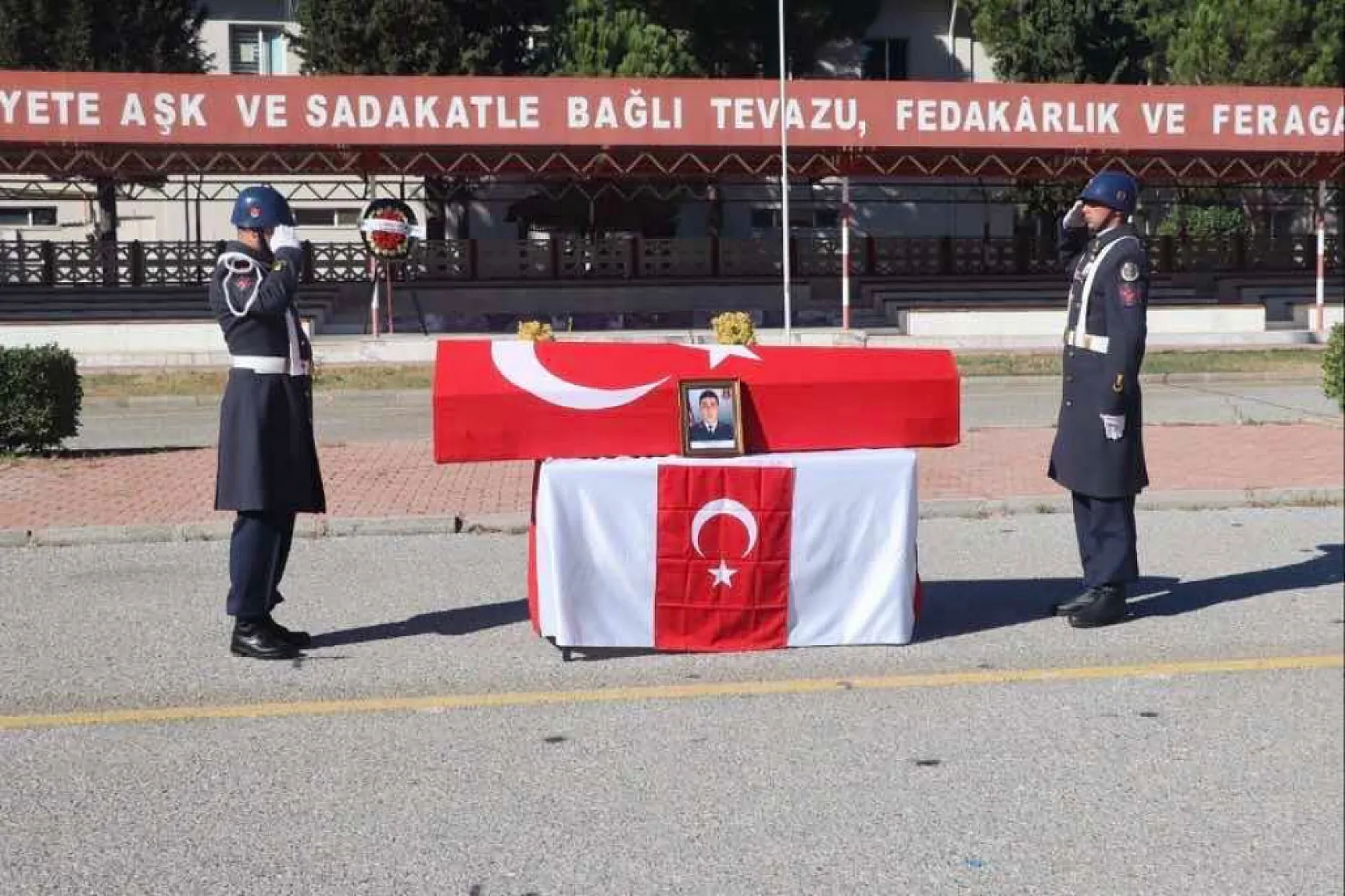 Muğla' da jandarma personeli için cenaze töreni düzenlendi