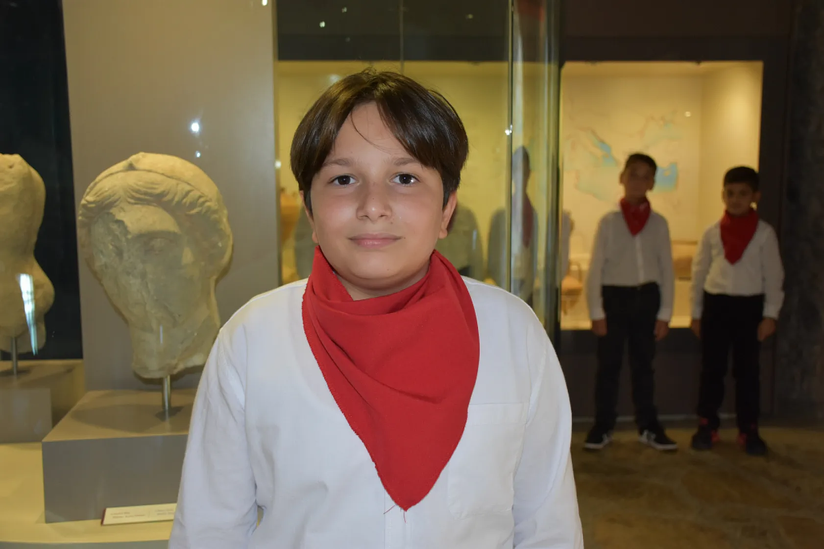 Öğrenciler kültür varlığı kaçakçılığıyla mücadeleye dikkati çekti