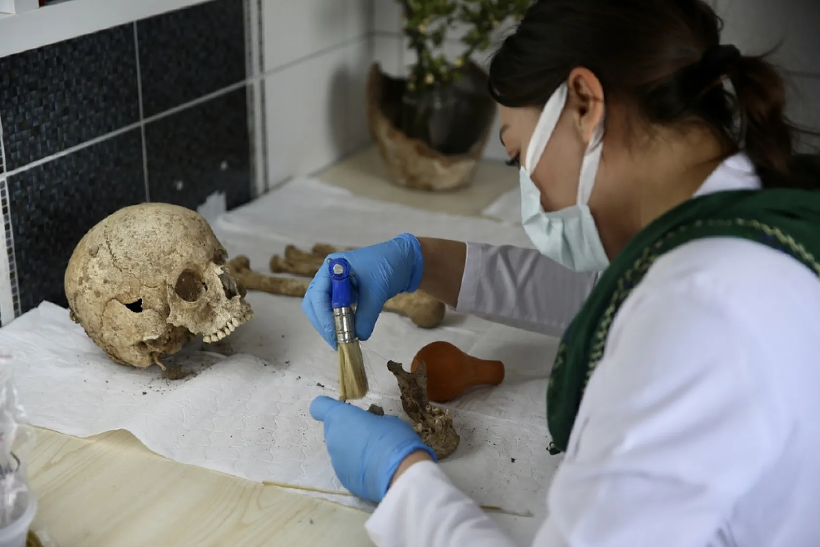 Fethiye Kalesi kazısından çıkan buluntular 2 bin 600 yıl öncesine ışık tutuyor