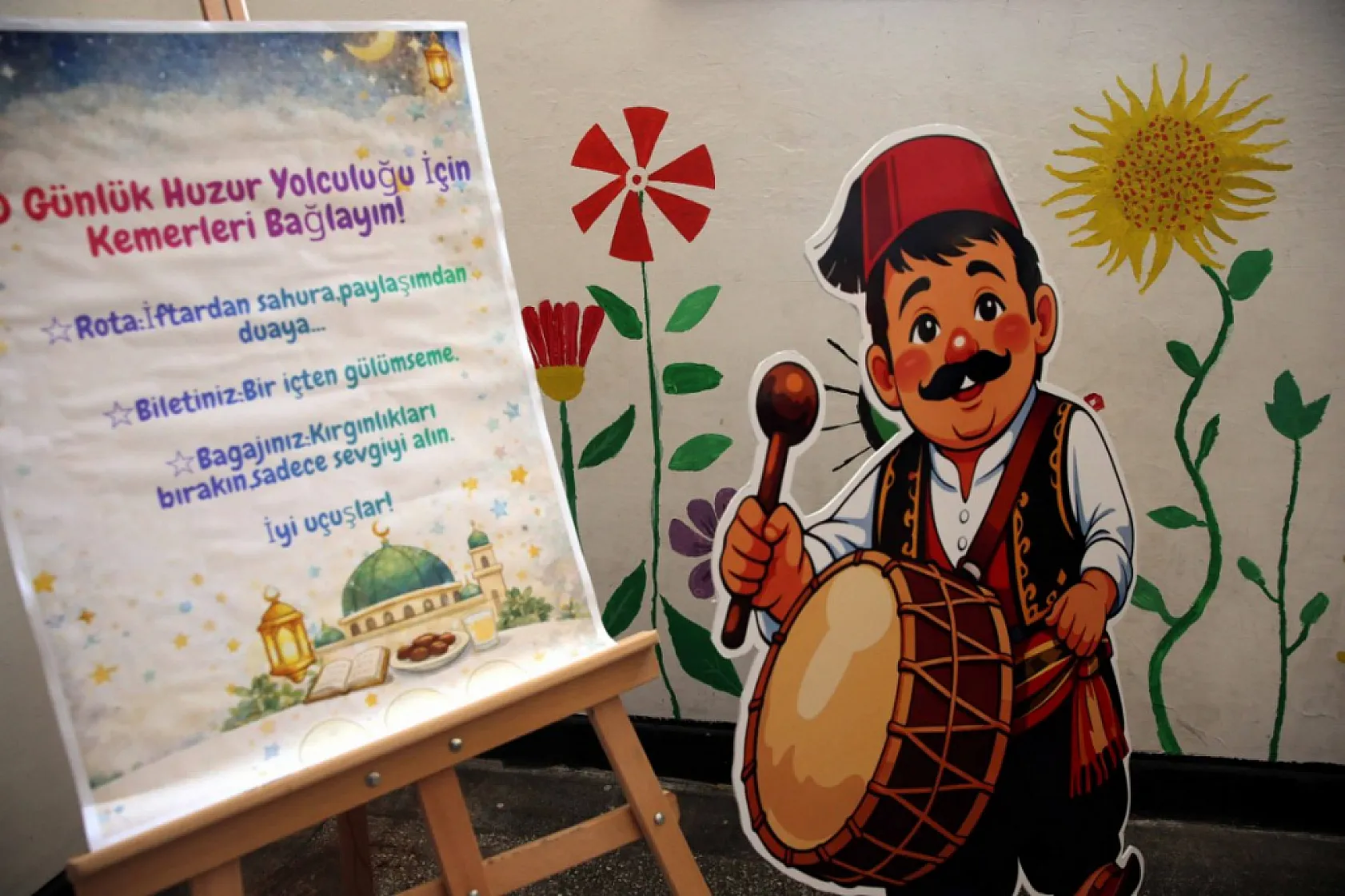 Muğla'da okullar ramazan için süslendi