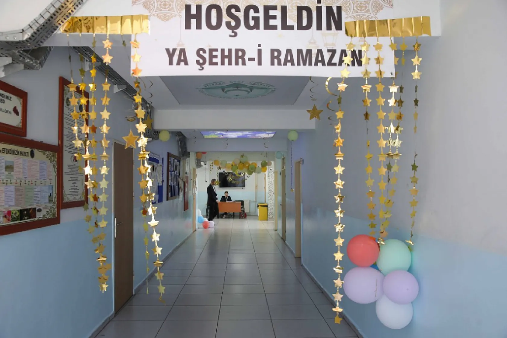 Muğla'da okullar ramazan için süslendi