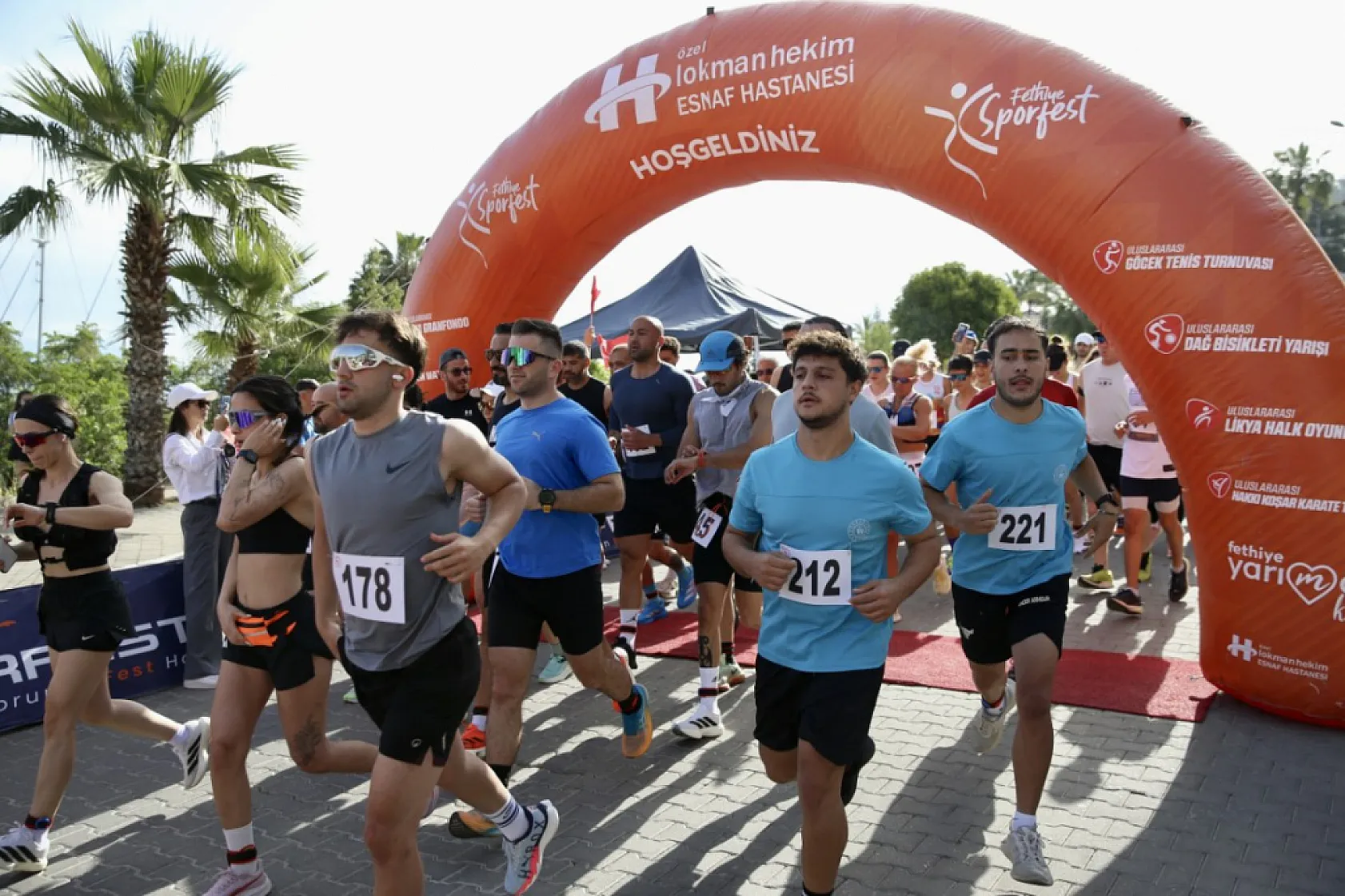 Fethiye'de koşu ve yürüyüş etkinliği yapıldı