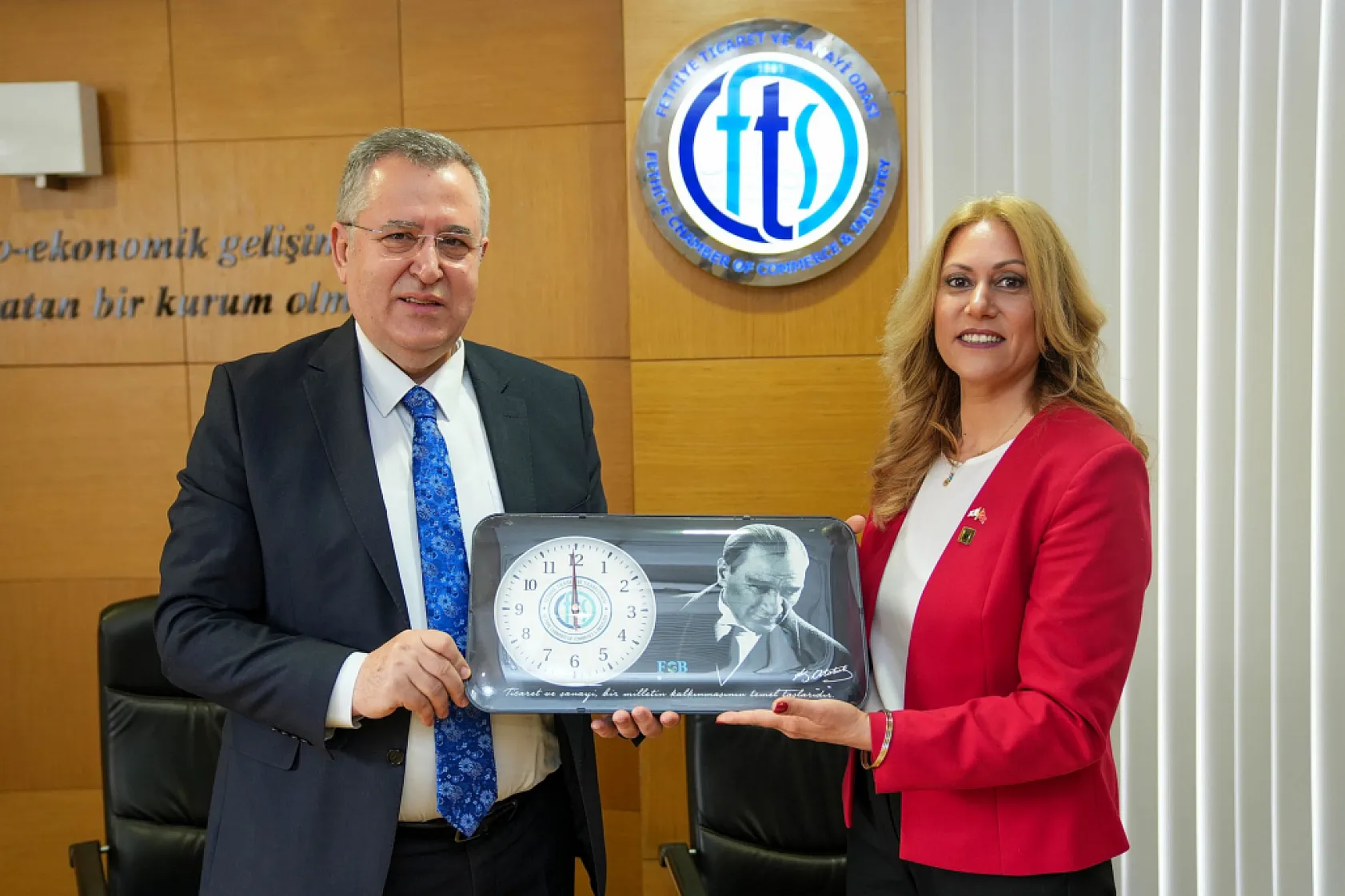 ADD'den FTSO'ya ziyaret: 'Ortak değer Atatürk, ortak hedef güçlü gelecek'