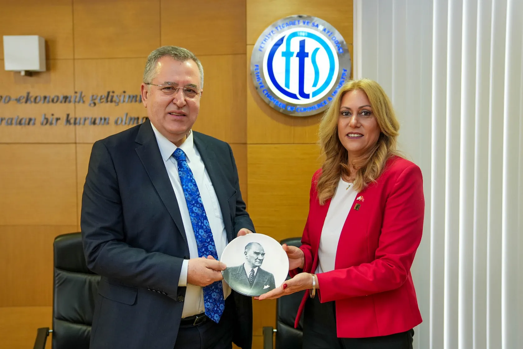 ADD'den FTSO'ya ziyaret: 'Ortak değer Atatürk, ortak hedef güçlü gelecek'
