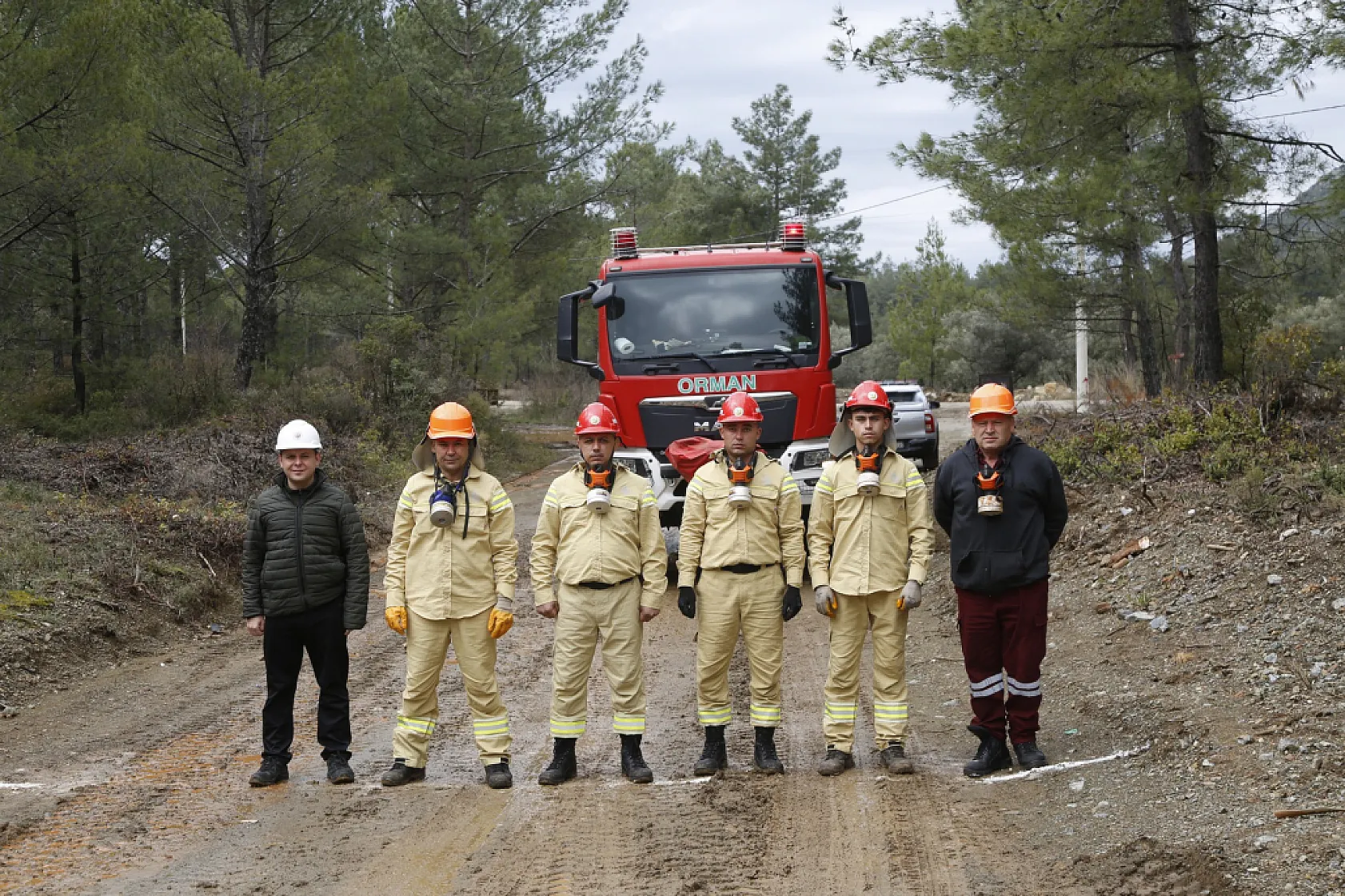 Ateş savaşçılarının zorlu yarışları Ula'da başladı