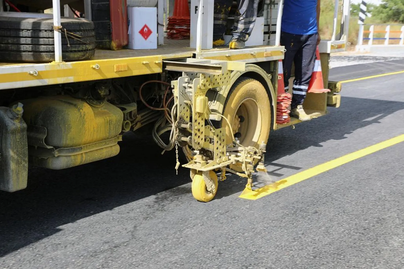 2023 Yılında 797 Kilometre Yol Çizgisi Yaptı